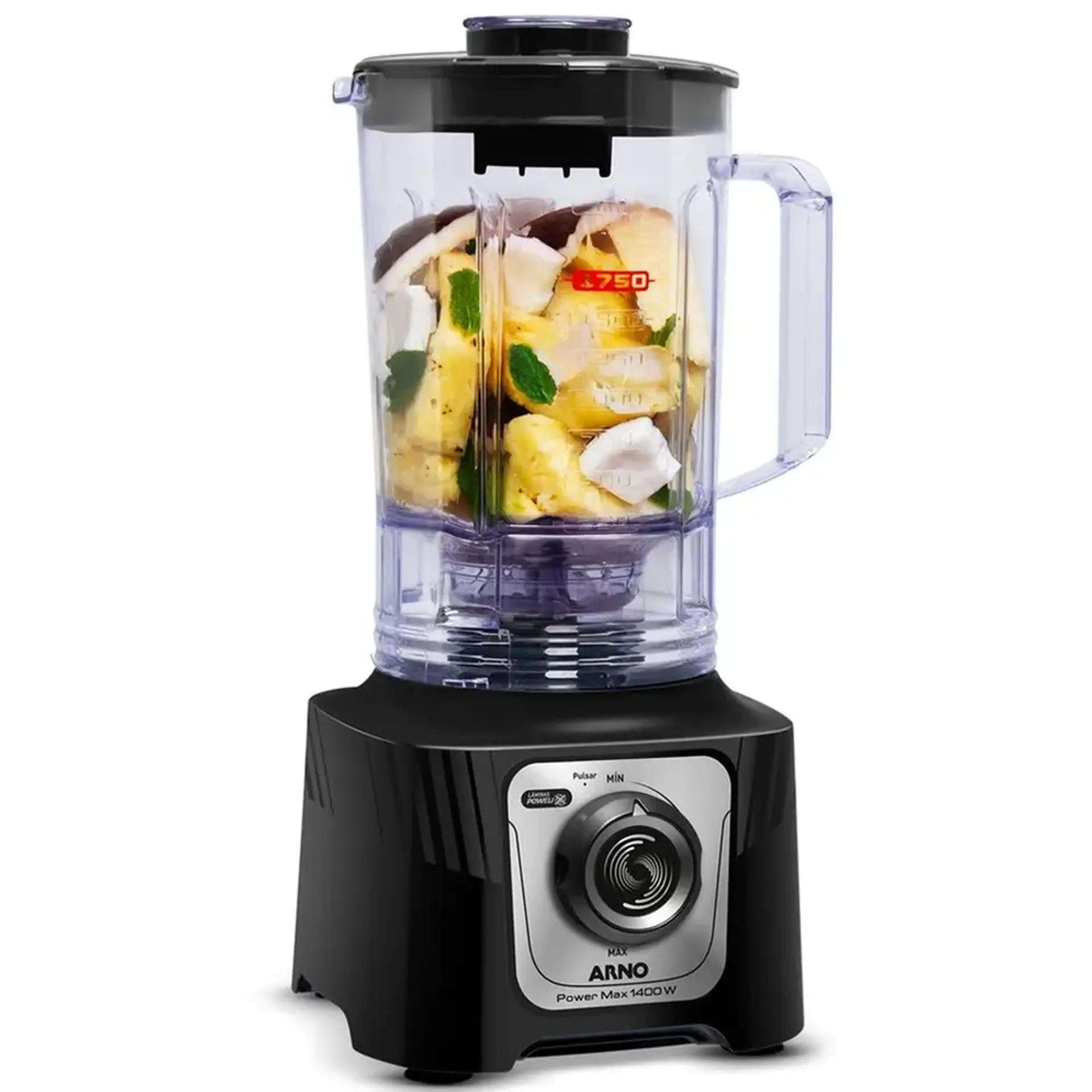Liquidificador Arno PowerMax 1400W 15 Velocidades LN - Preto - 220 Volts