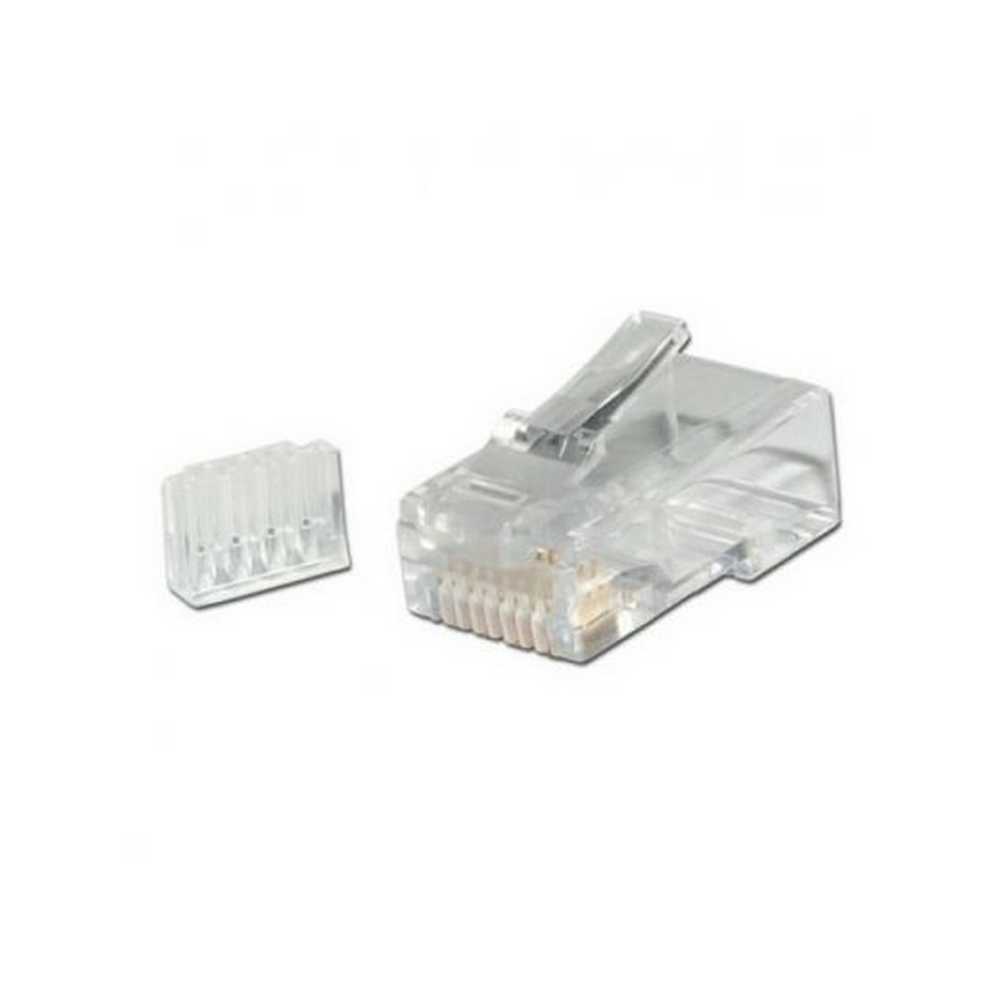 Conector RJ45 5+ Macho 8 x 8 Cat.6 com Guia 0620052
