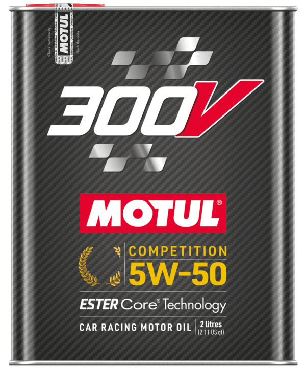 Óleo Para Motor de Carro de Competição MOTUL 300V COMPETITION 5W-50 2L 110859