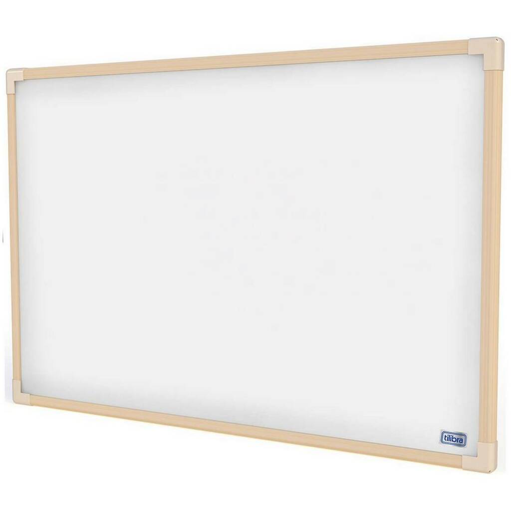 Quadro Branco 90x60 Cm com Moldura de Madeira Tilibra - 291552