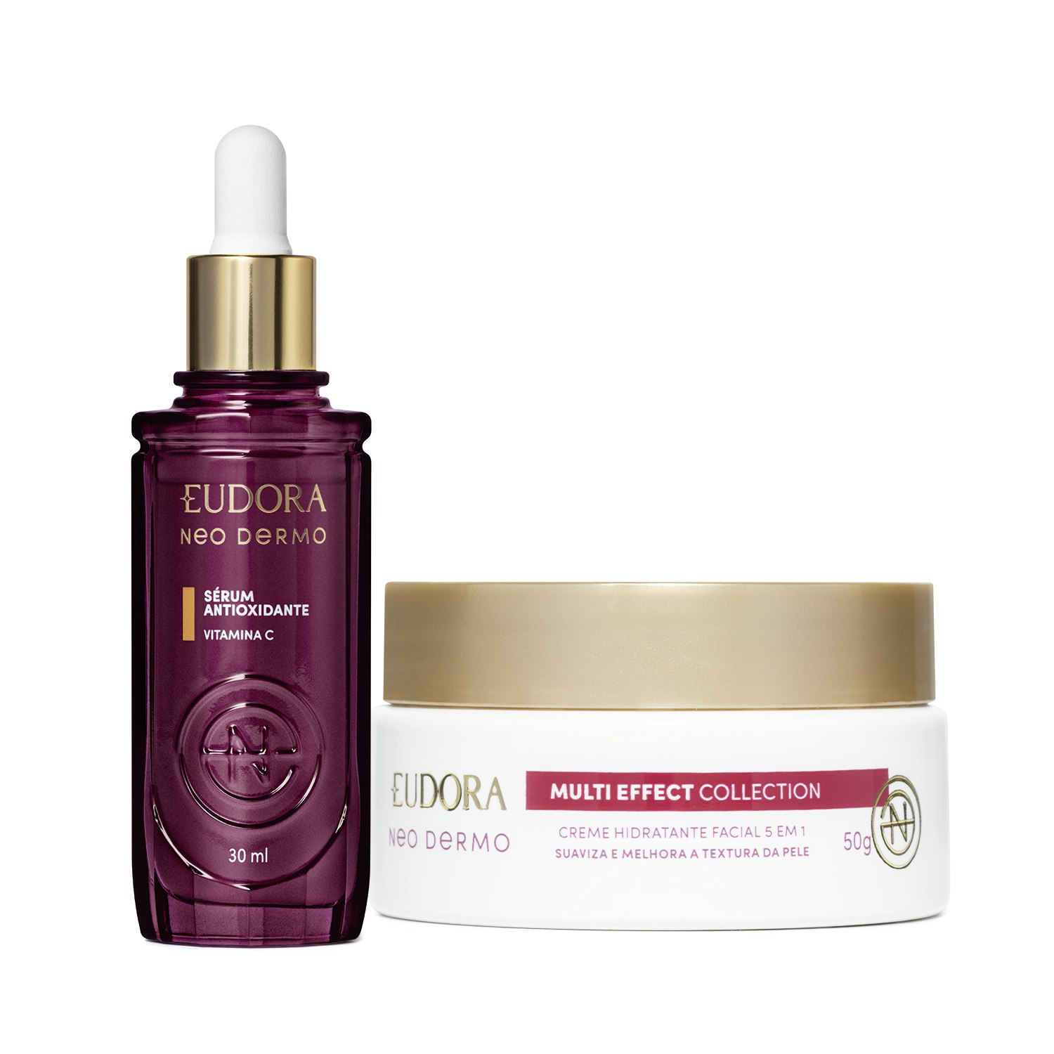Combo Neo Dermo: Sérum Antioxidante 30ml + Creme Hidratante Facial 50g