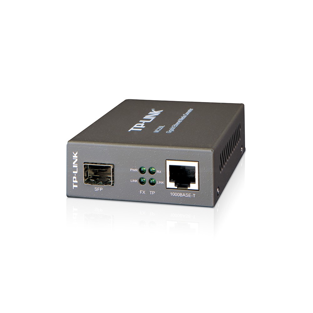 Conversor de Mídia TP-Link RJ45 10/100/1000 SFP Gigabit 10KM Multimodo MC220L