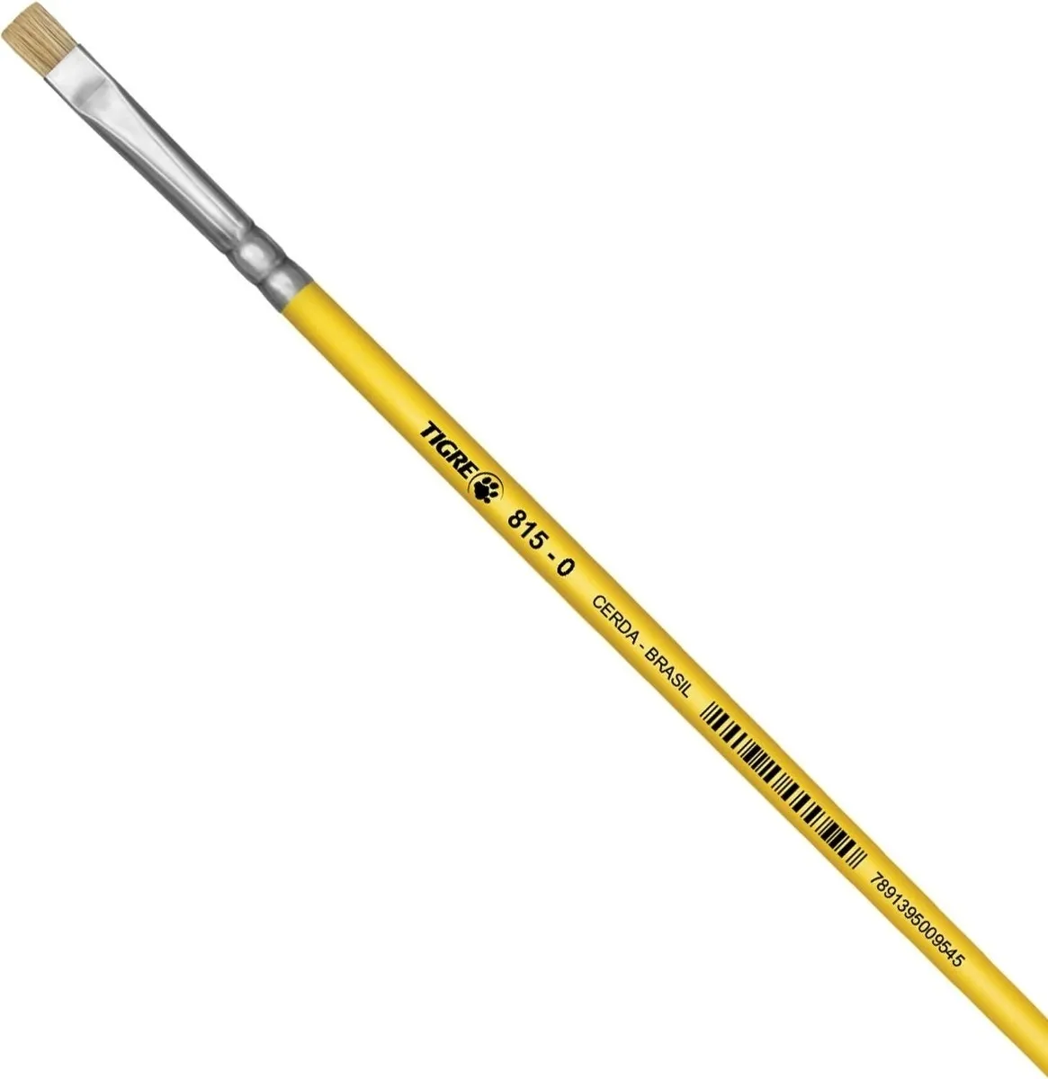 Pincel Chato Tigre 815 NR 00 Longo