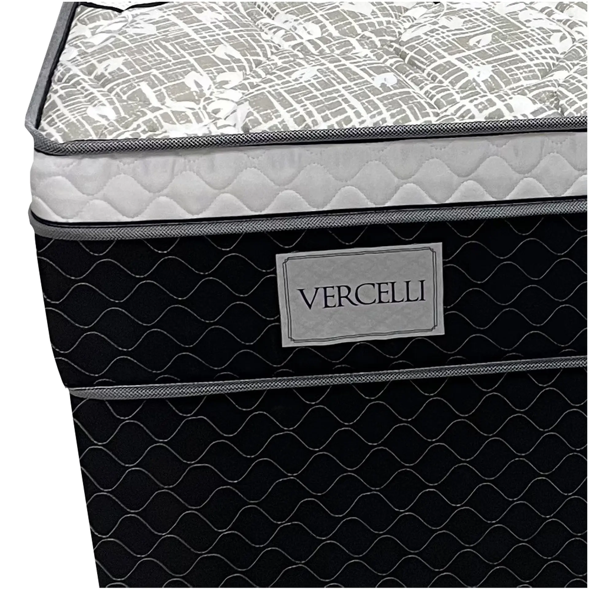 Colchão Cama Box Gazin Molas BlueWave Queen Size Vercelli 158x198