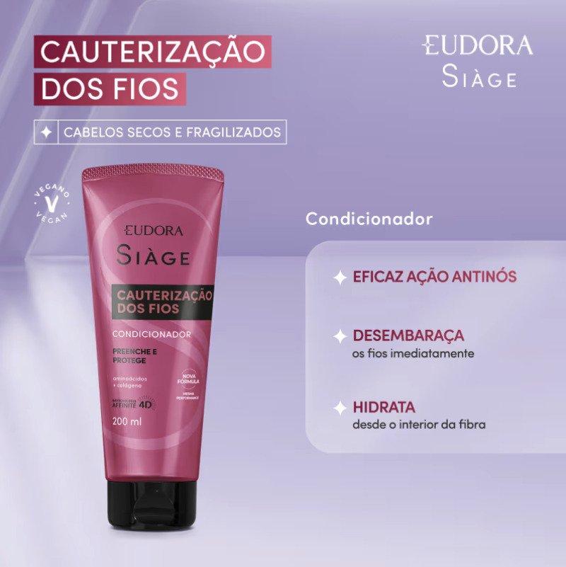 Condicionador Siàge Cauterização dos Fios 200ml Eudora