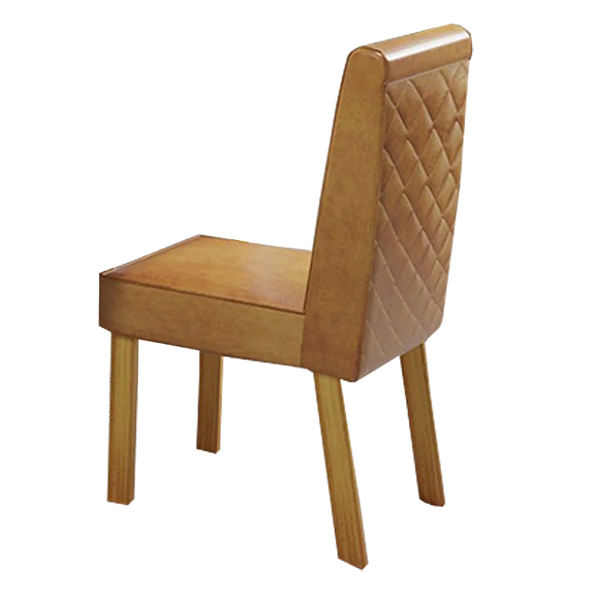 Conjunto de Mesa 6 Cadeira Tampo com Vidro Sofistic Bom Pastor - Naturale Off