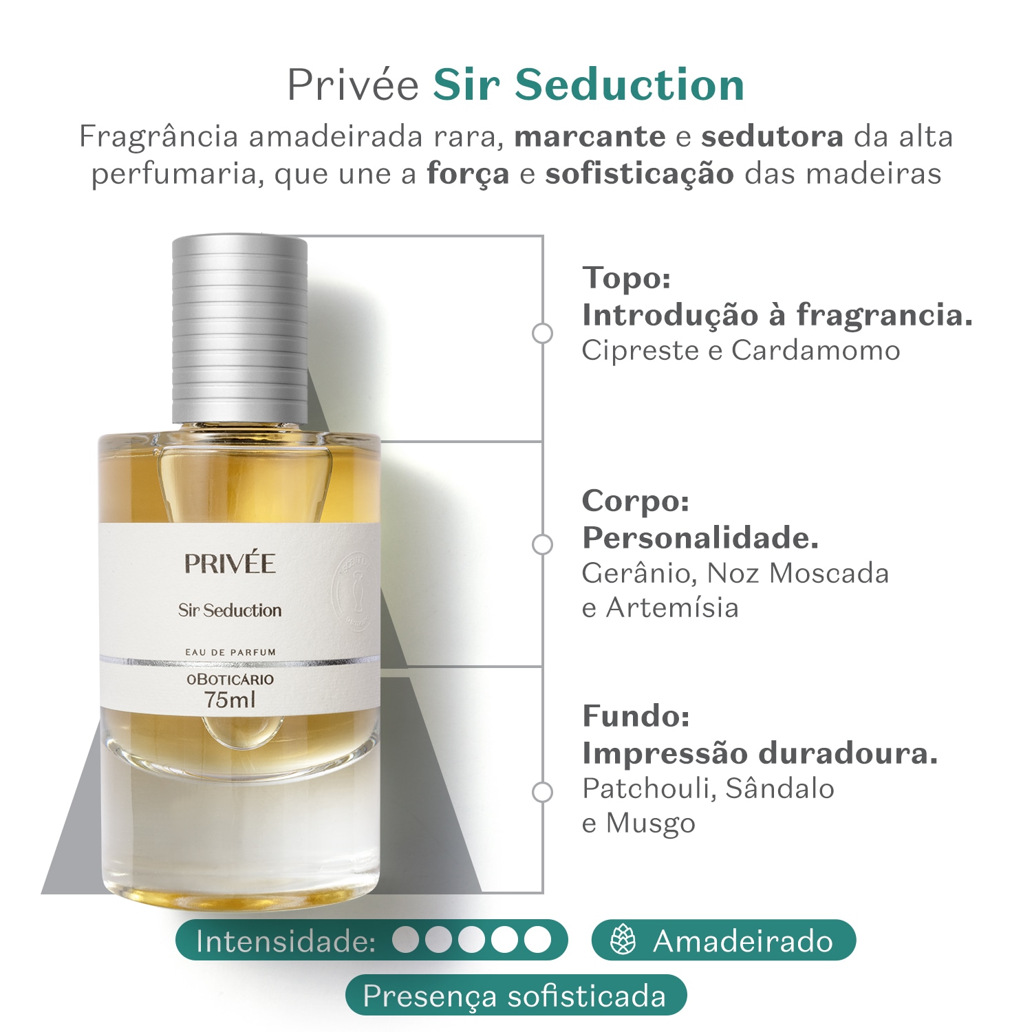 Privée Sir Seduction Eau De Parfum 75ml