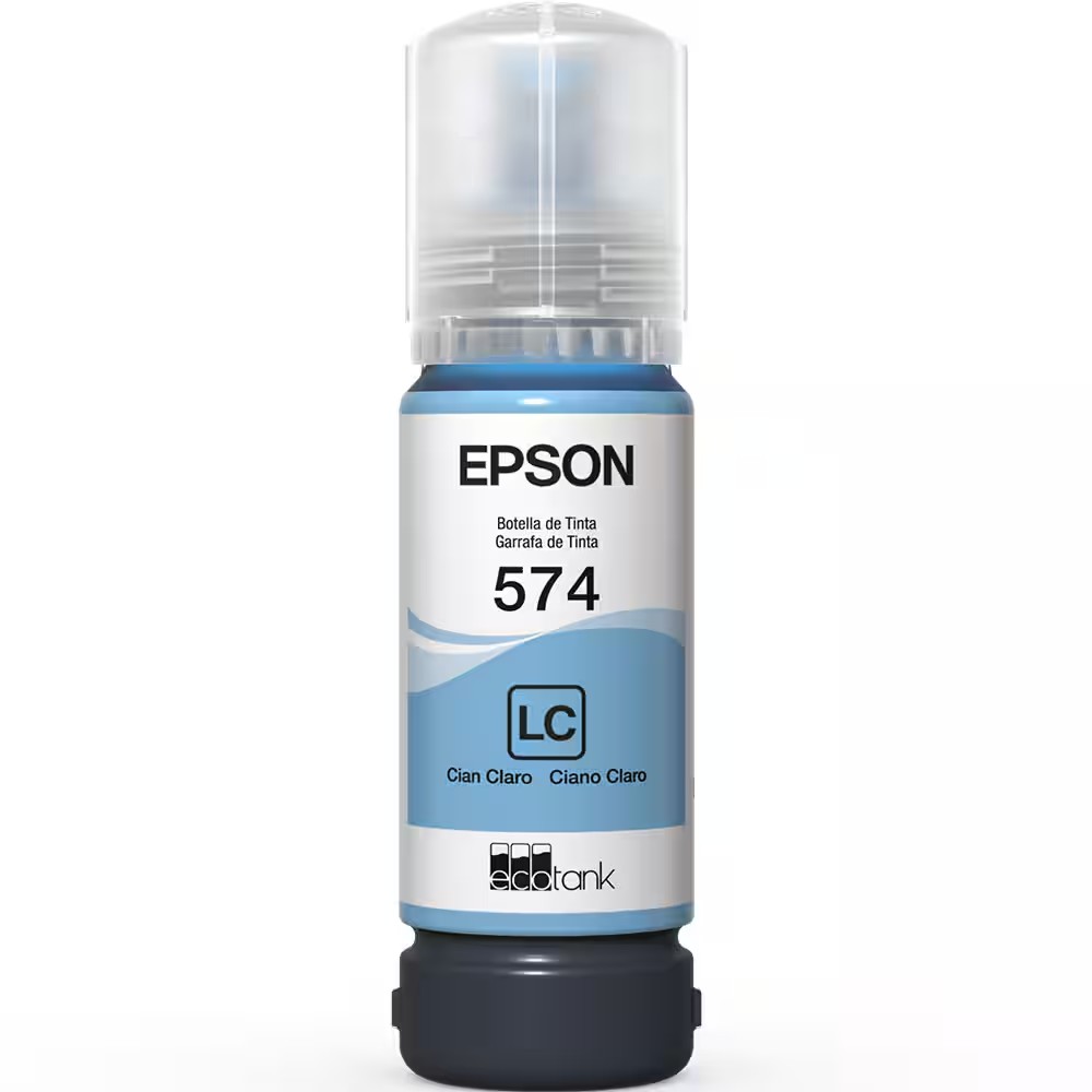 Tinta para Cartucho Epson Ciano Claro Original T574520 7.200 páginas para L8050 L18050