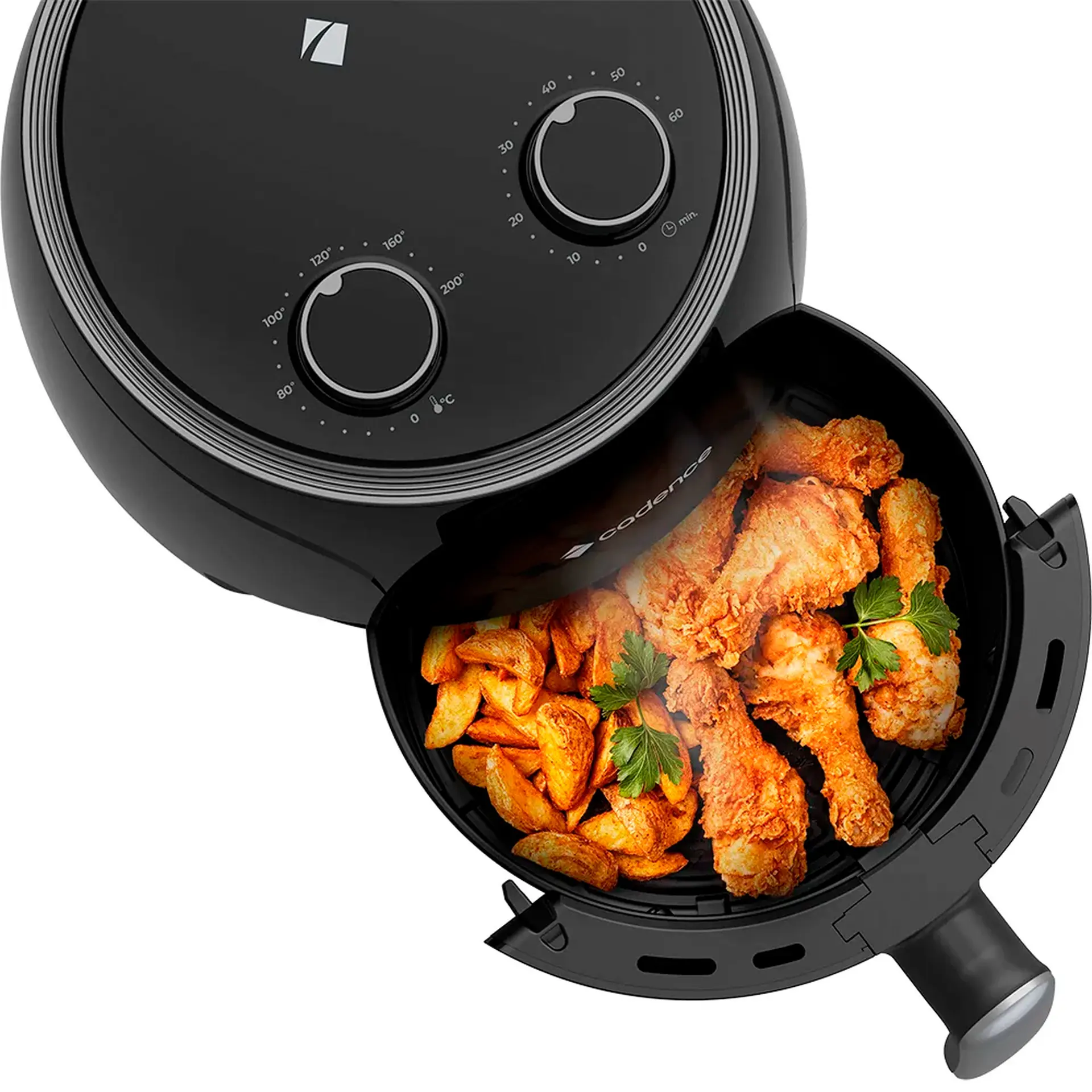 Fritadeira Elétrica Air Fryer Cadence Super Cook FRT410 3,8L 1300W com Timer - Preto - 220 Volts