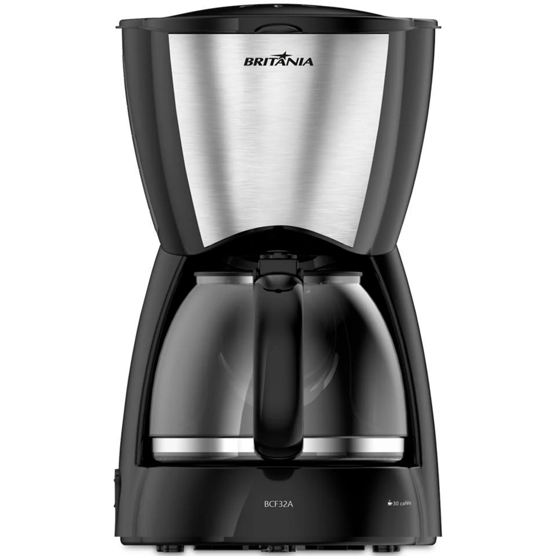 Cafeteria Elétrica Britânia BCF32A 30 Xícaras 800W - Preto - 110 Volts