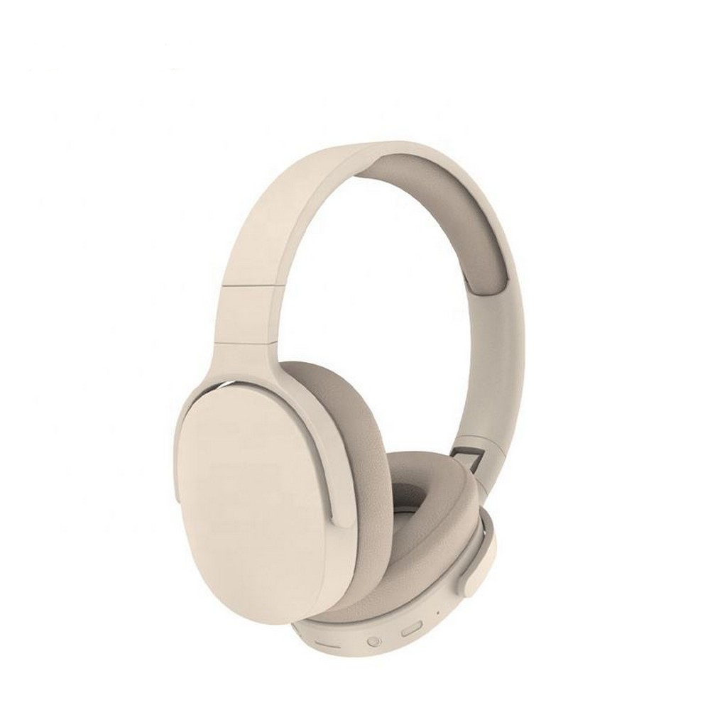 Fone de Ouvido Headset Bluetooth 5.3 com Microfone Bege X-CELL XCBTH62