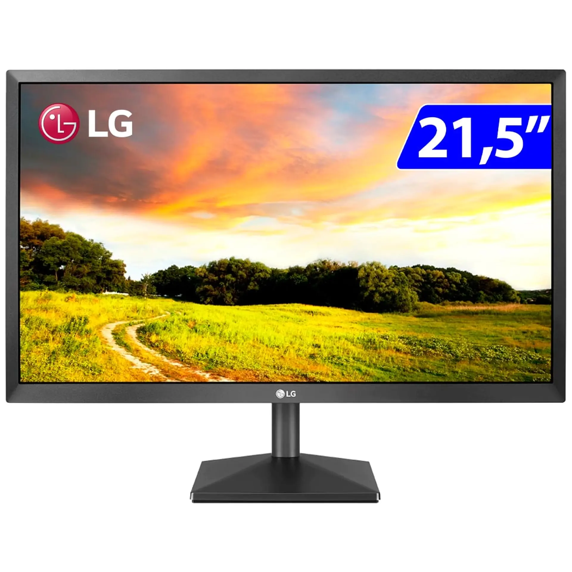 Computador Skul Home H100 4GB com Monitor LG LED 21,5" 22MK400H - Preto - Bivolt