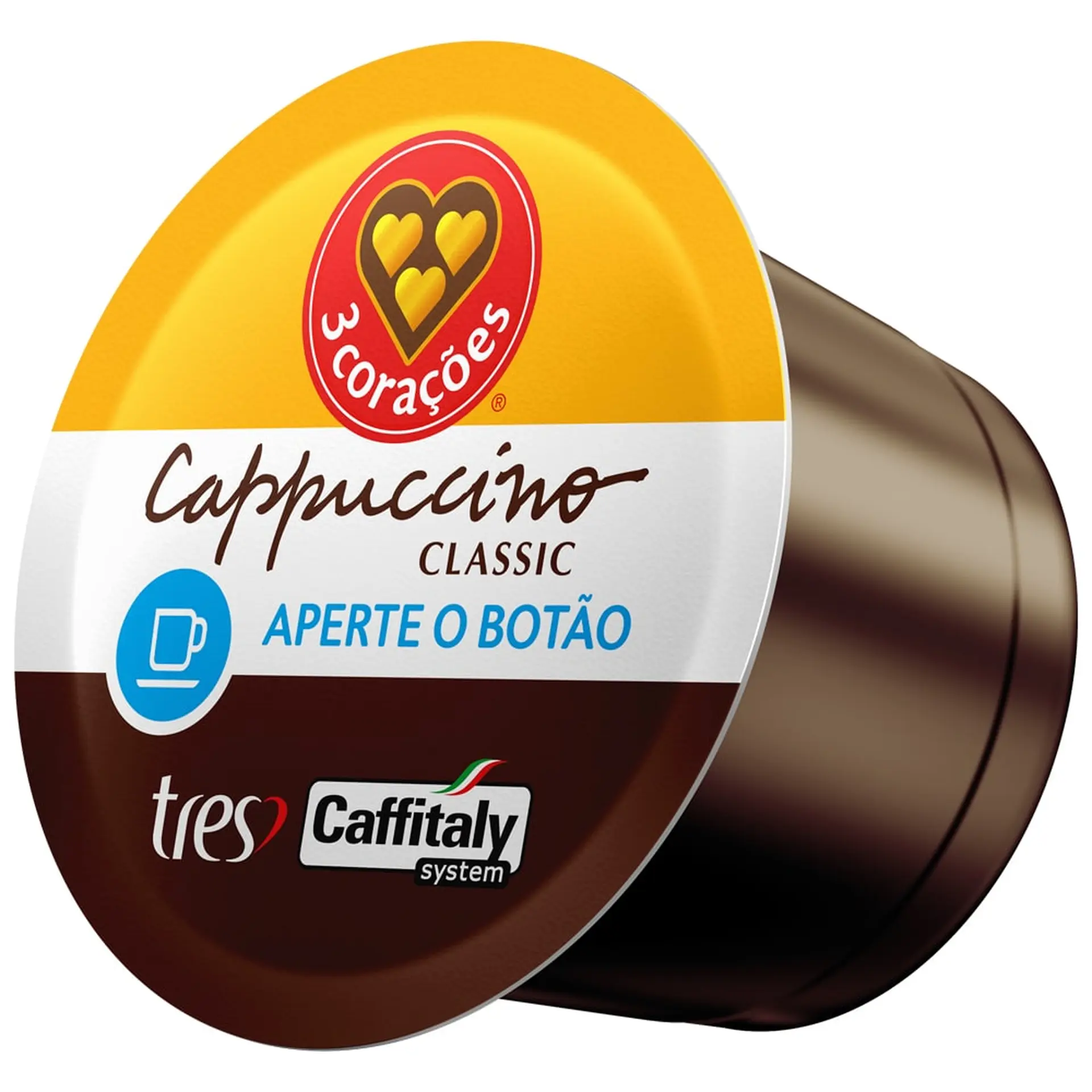 Kit Cápsulas de Café Três Corações Cappuccino 40 Unidades