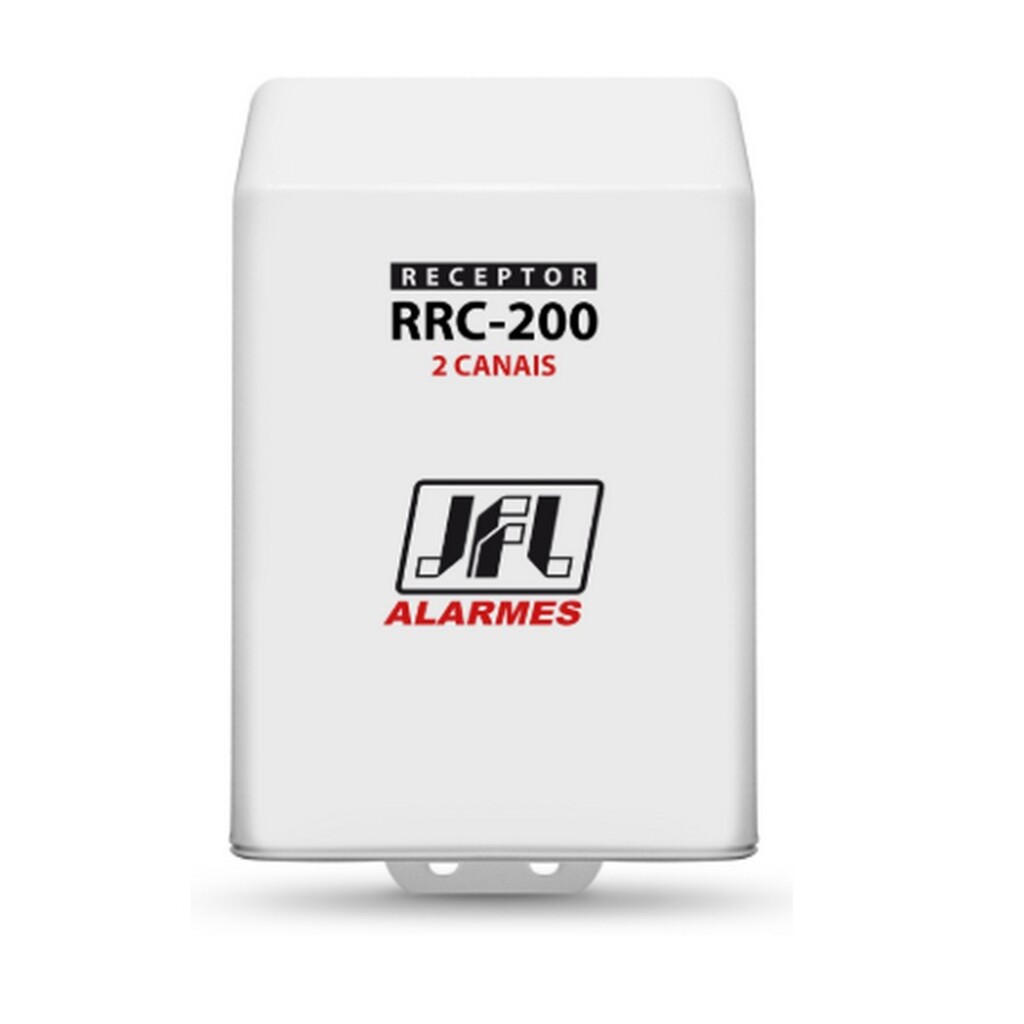 Receptor para Controle Remoto 2 Canais 433,92Mhz Hopping code e Rolling Code Alcance 100 Metros - JFL - RRC-200