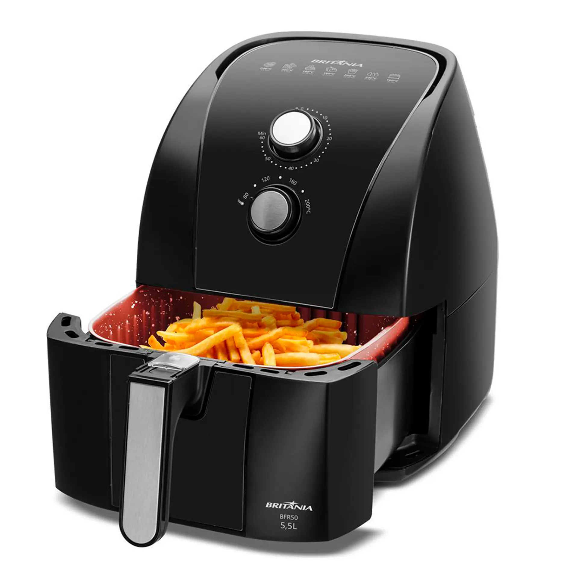 Fritadeira Elétrica Air Fryer Britânia BFR50 5,5L 1500W - 110 Volts