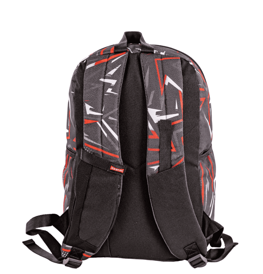 Mochila Costa Escolar Sestini Magic Grande Orange Power