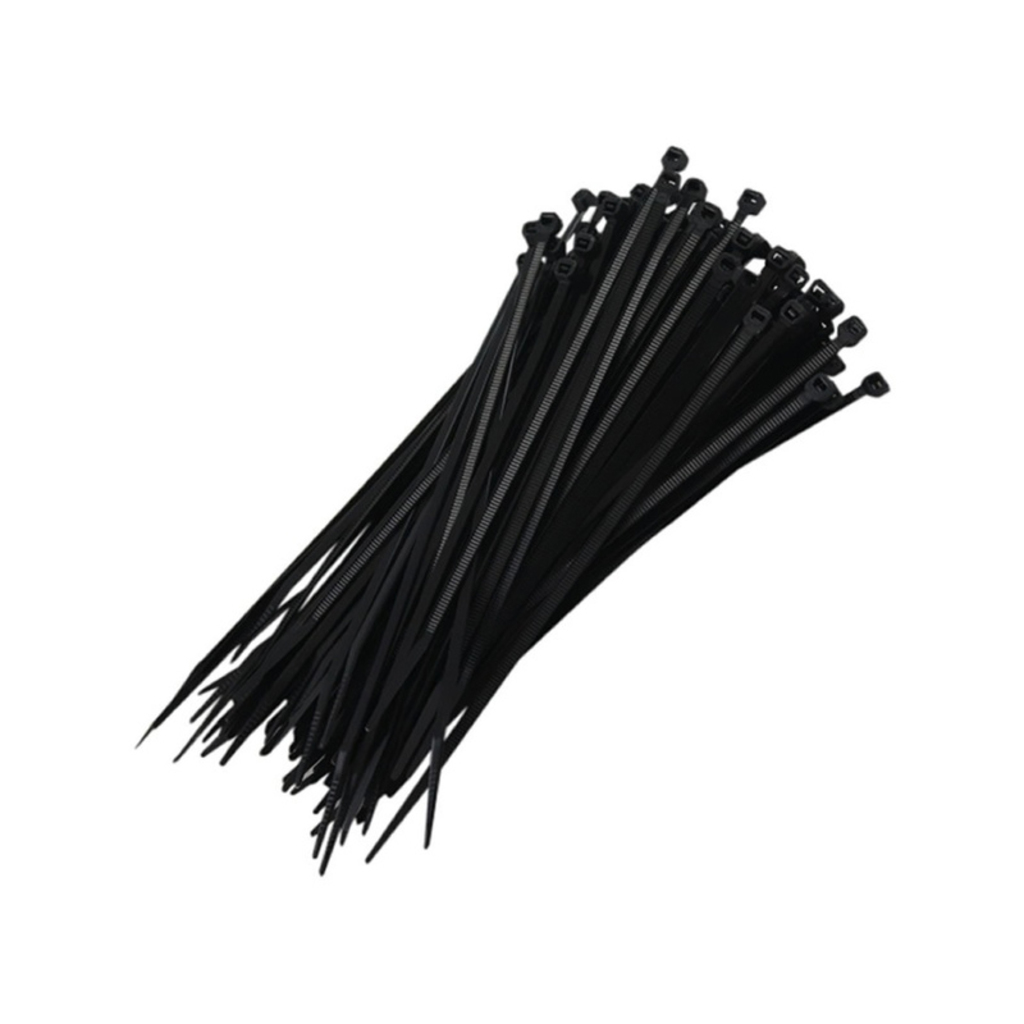 Abraçadeira Plástica Enerbras 4,5 x 200mm Preto A45-E200P - Pacote com 100 Unidades