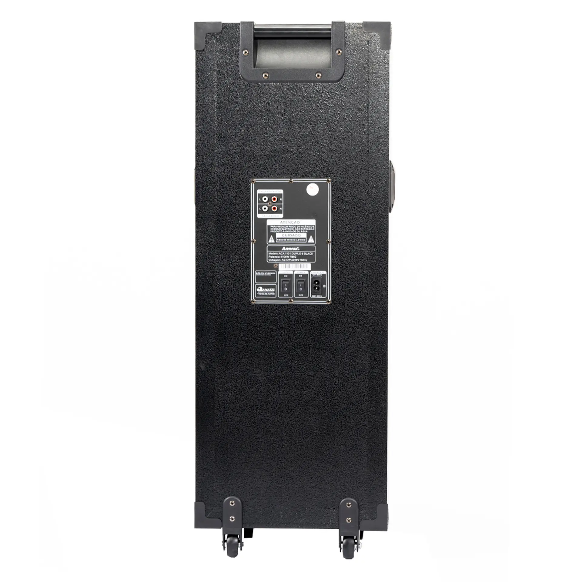 Caixa de Som Amplificada Amvox ACA 1101 Led 1100W Bluetooth