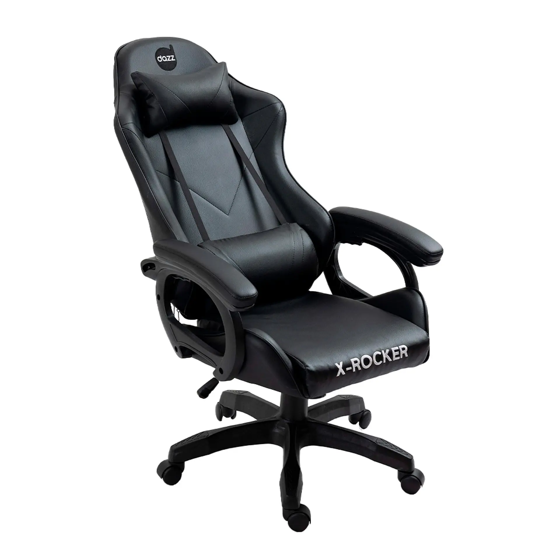Cadeira Gamer Dazz X-Rocker Giratória com Encosto Reclinável - Preto