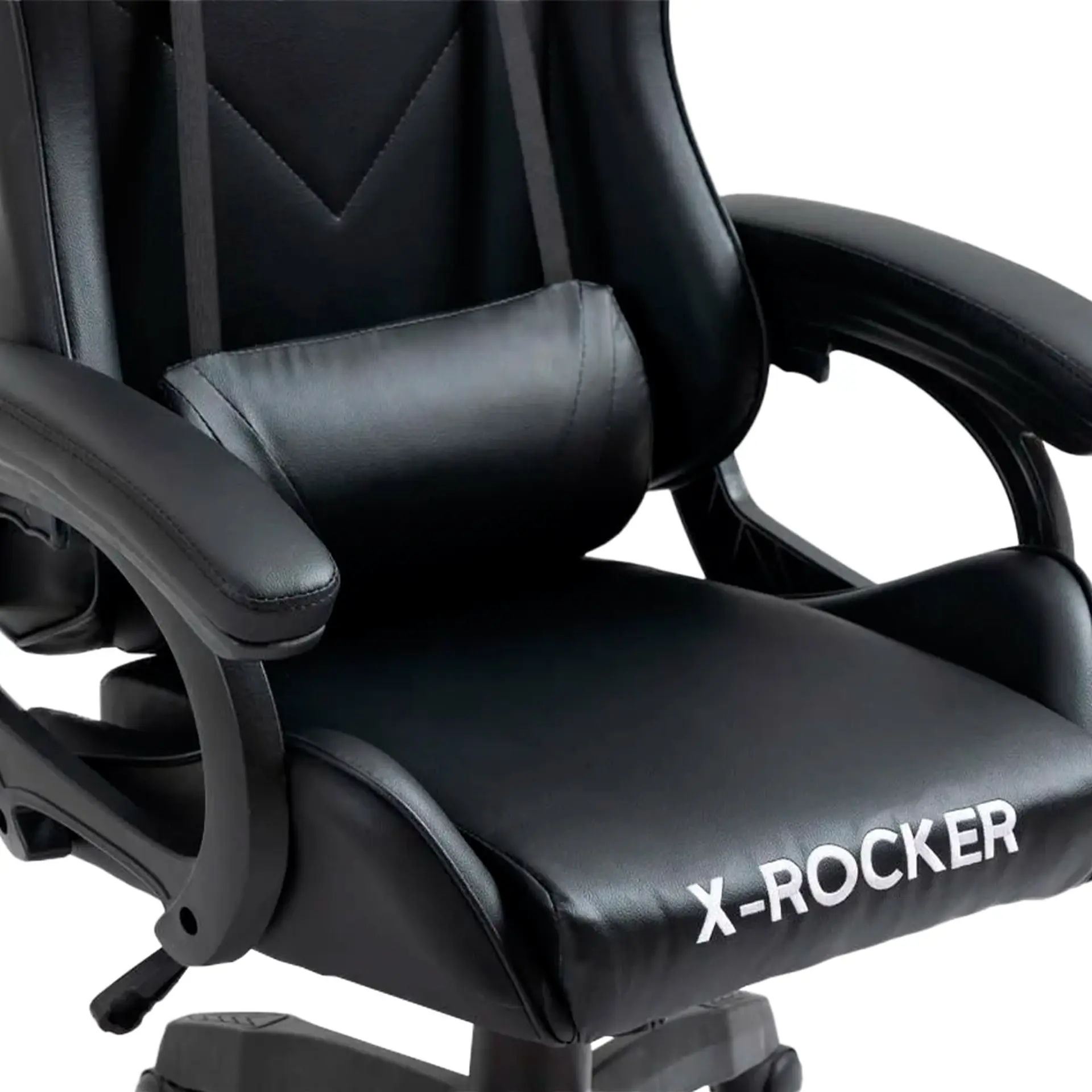 Cadeira Gamer Dazz X-Rocker Giratória com Encosto Reclinável - Preto