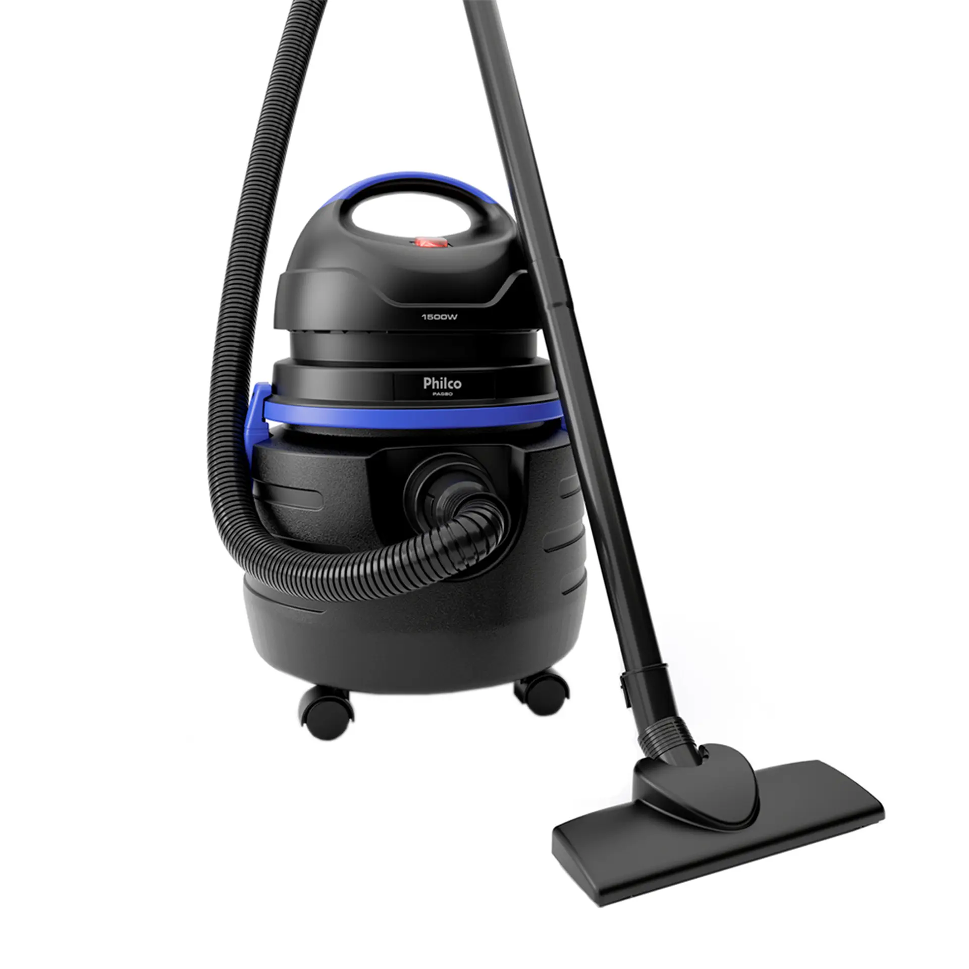Aspirador de Pó e Água Philco 1500W 20L Com Fio PAS80 - Preto - 110 Volts