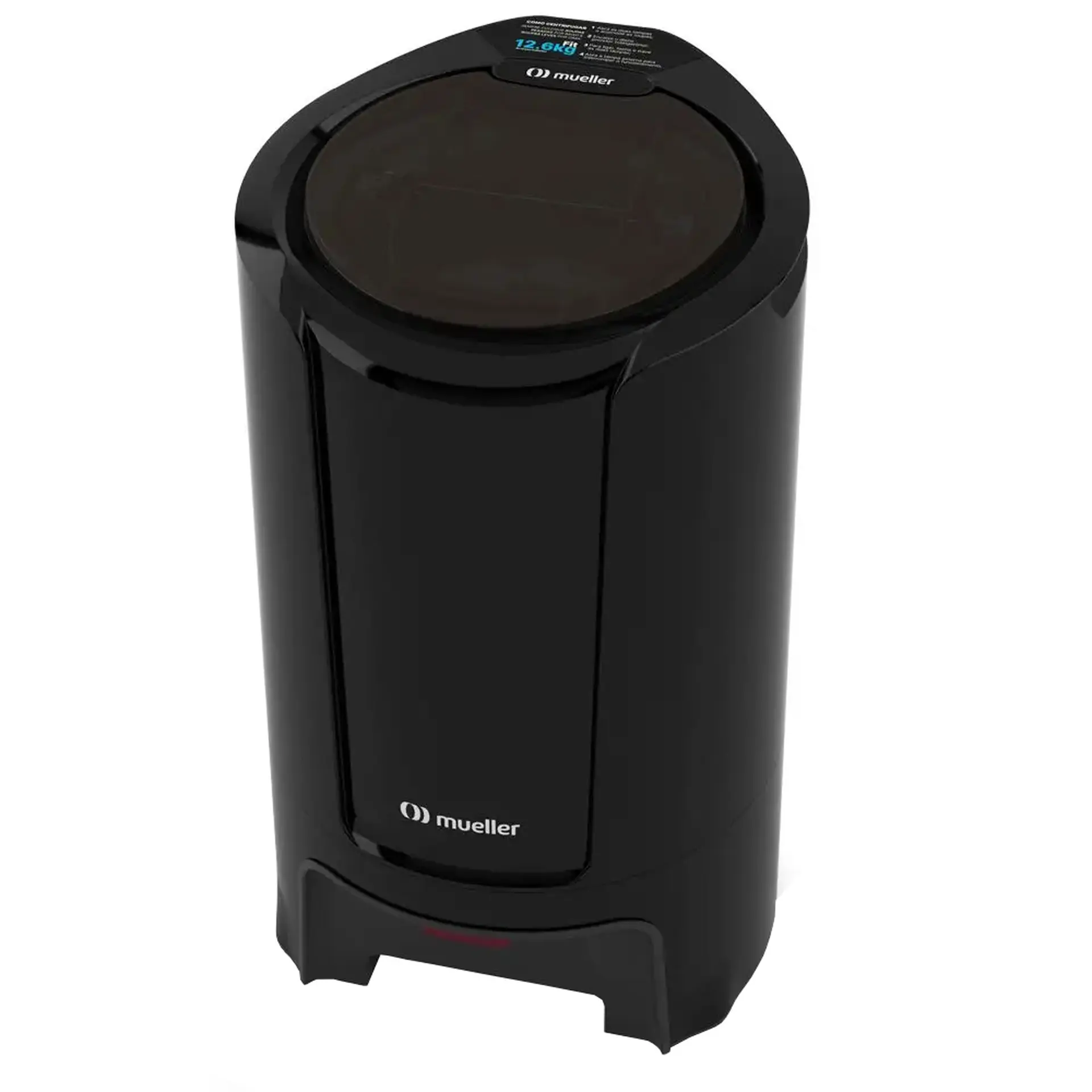 Centrífuga de Roupas Mueller Fit 12,6kg de Roupa Molhada Tampa Dupla 600057 - Preto - 110 Volts