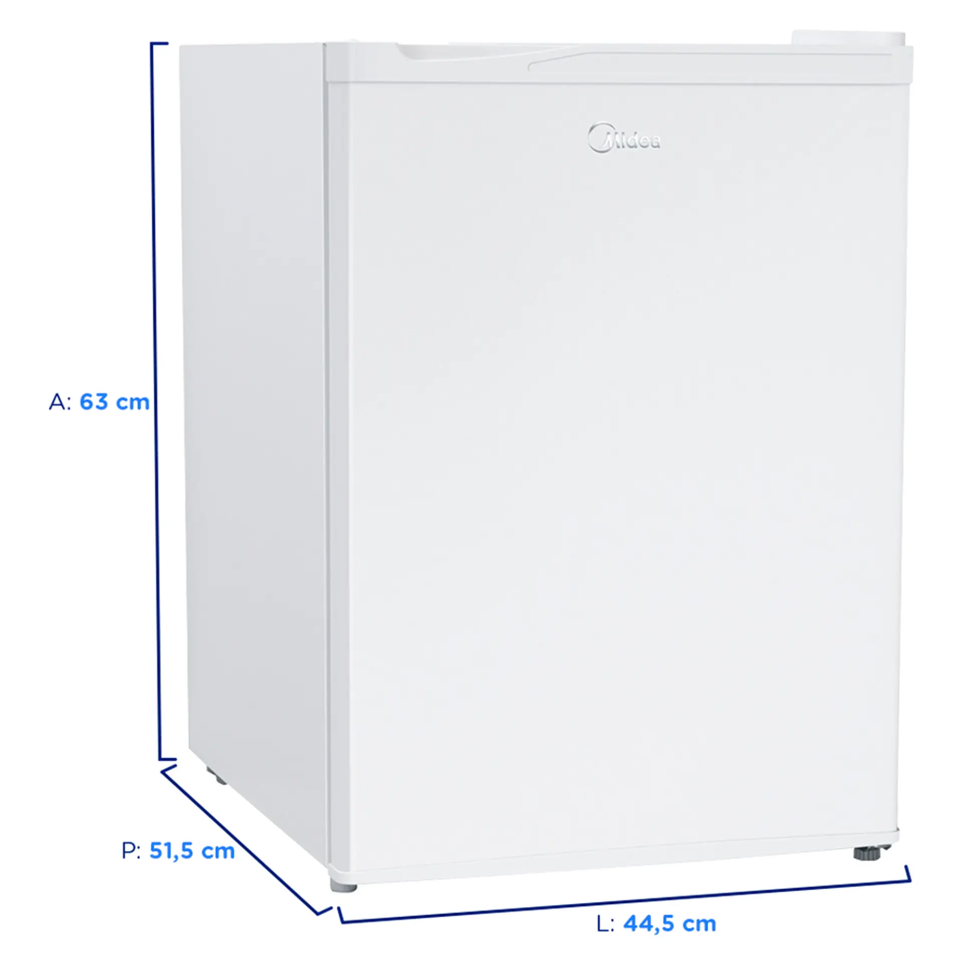 Frigobar Midea 67L 1 Porta Degelo Manual MDRD10 - Branco - Bivolt