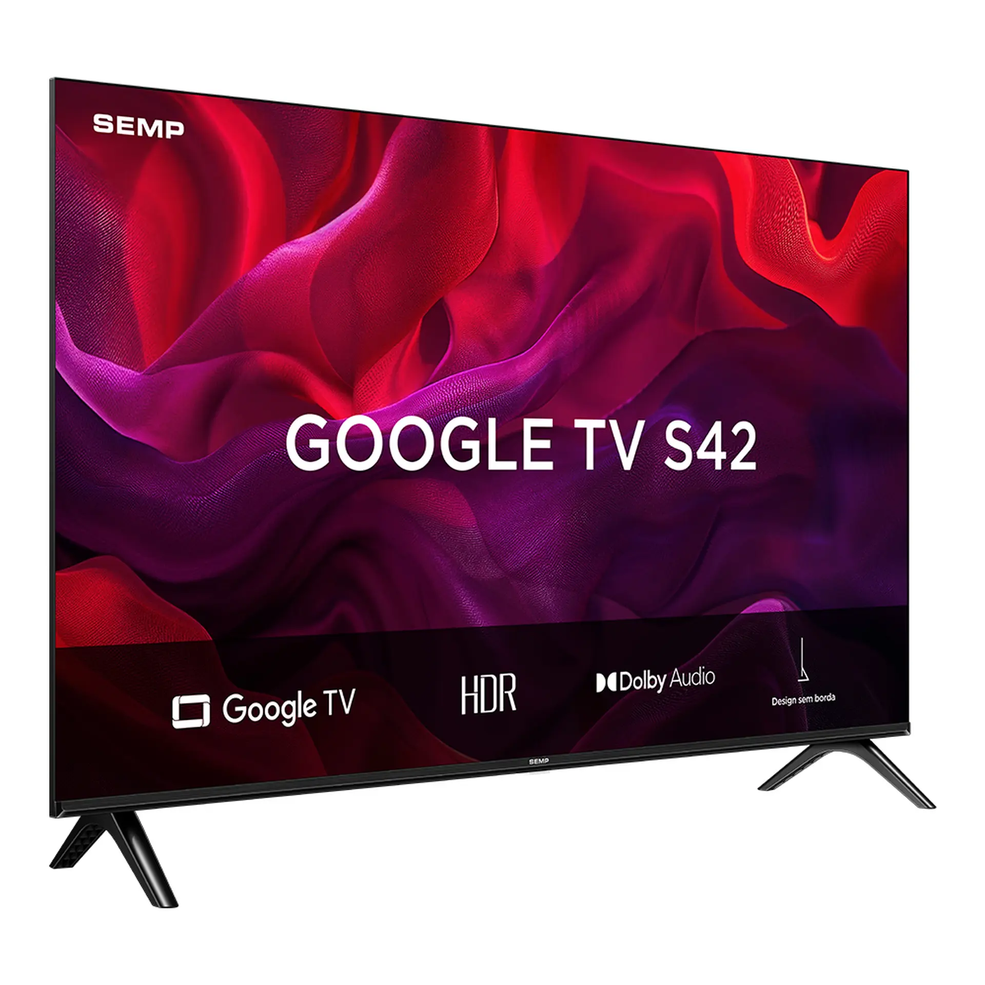 Smart TV Semp LED 43" Full HD Wi-Fi Android TV 43S42
