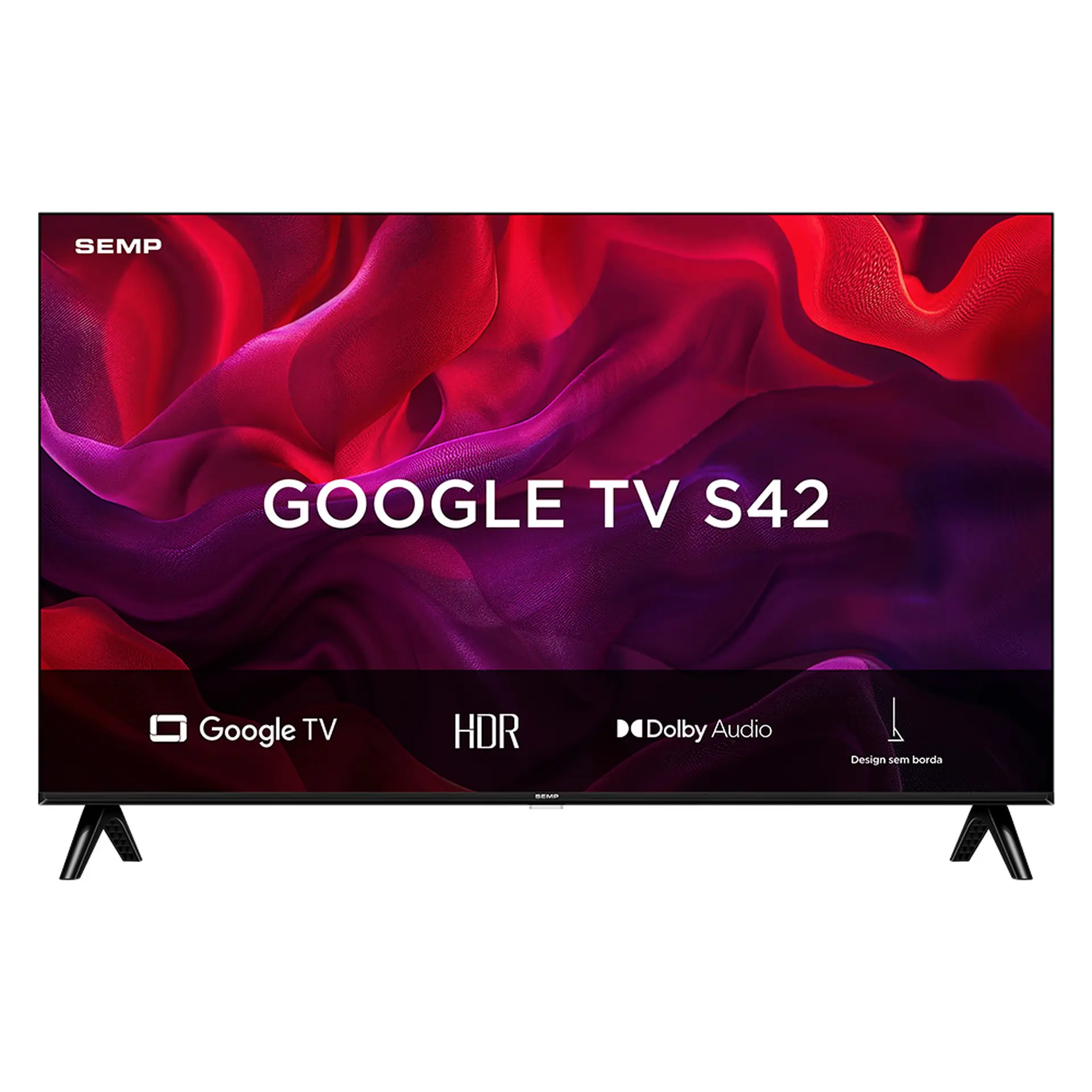 Smart TV Semp LED 43" Full HD Wi-Fi Android TV 43S42