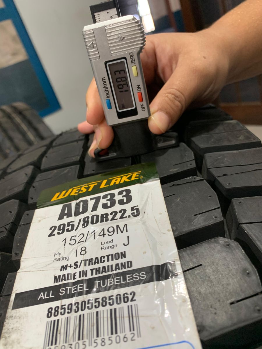 PNEU 295/80R22.5 18PR 152/149M TL AD733 BORRACHUDO TRAYDE