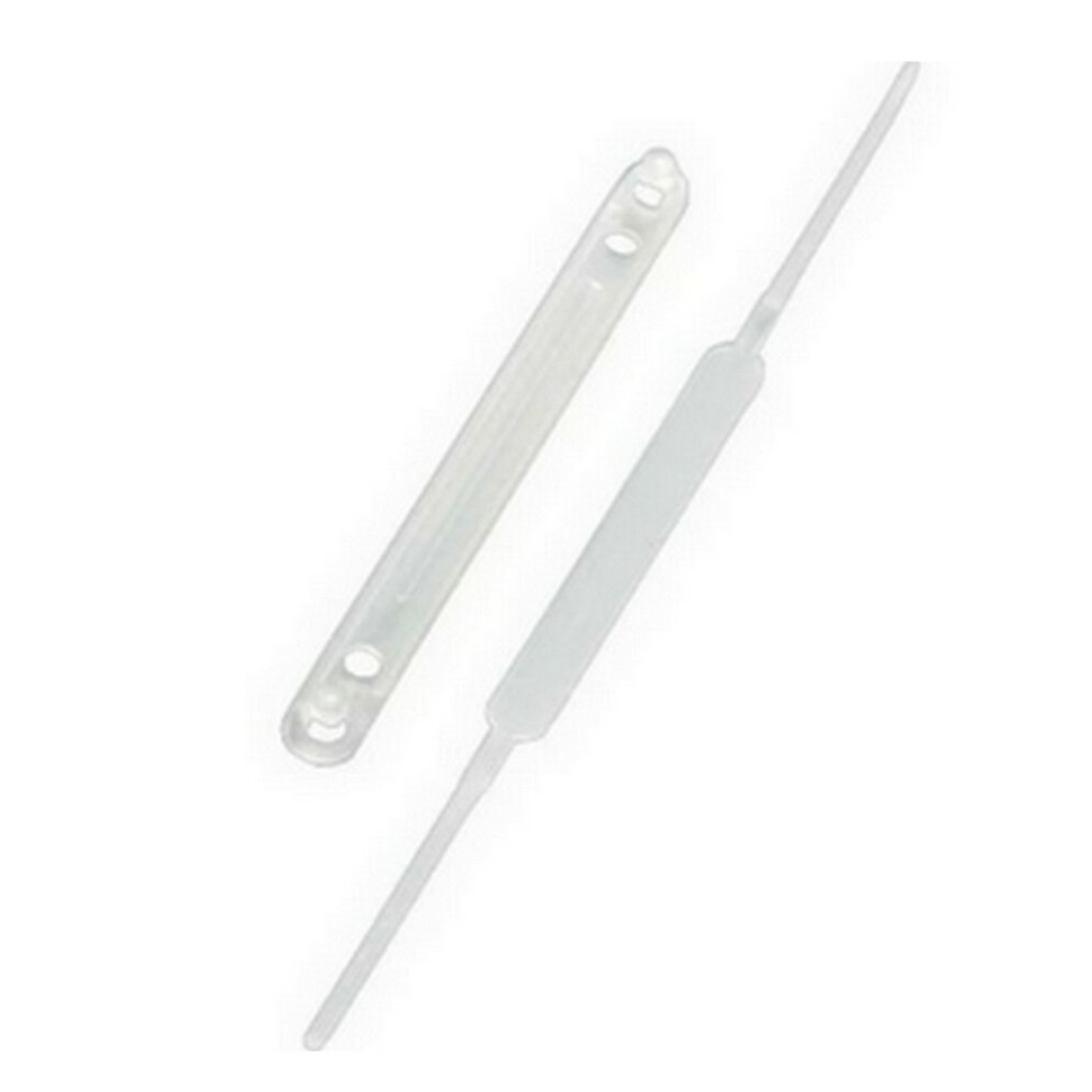 Grampos Trilho Plástico Branco ACC 50 Unidades - 9.32.18.43-8