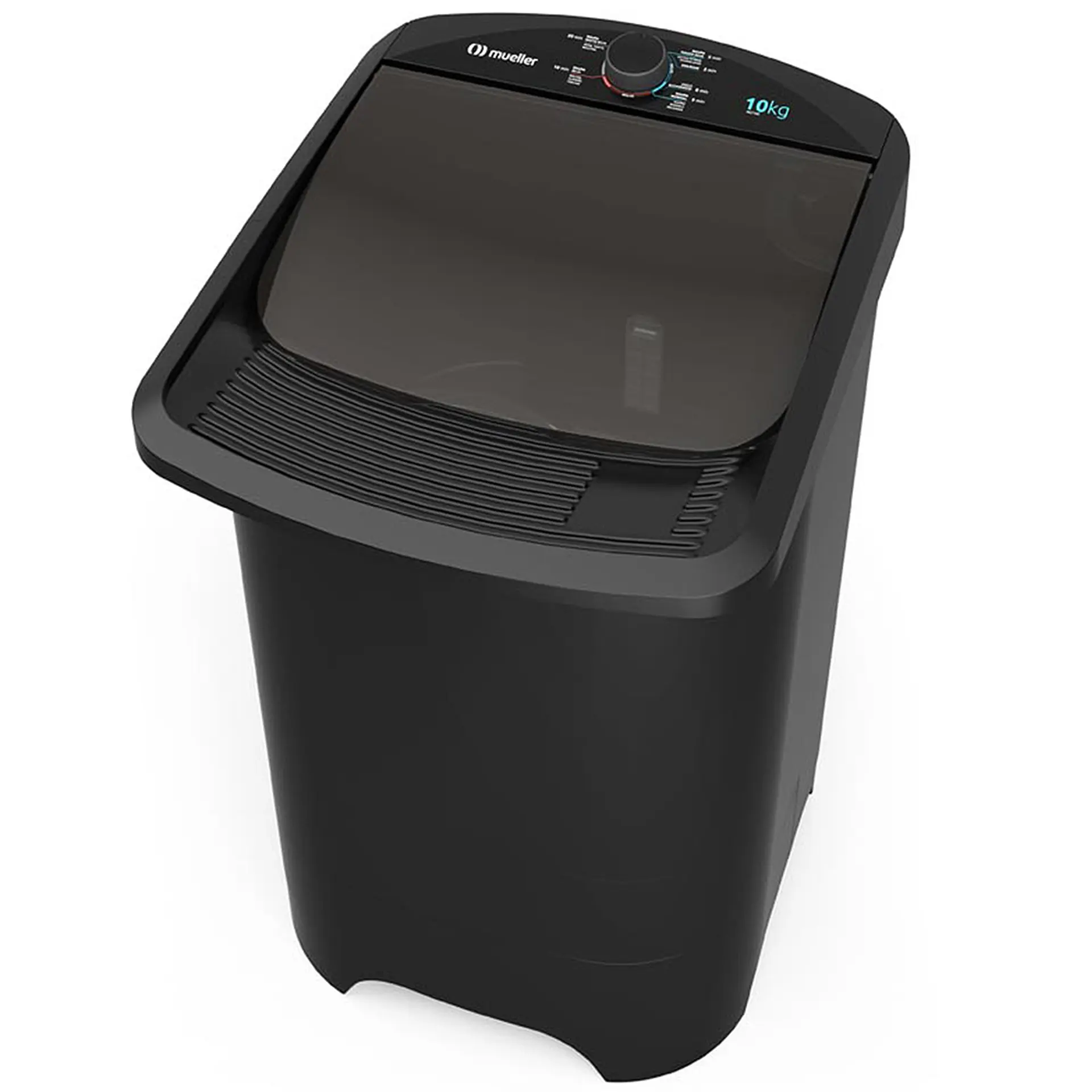 Tanquinho Mueller 10kg Lavagem por Turbilhonamento MLT10C - Preto - 110 Volts