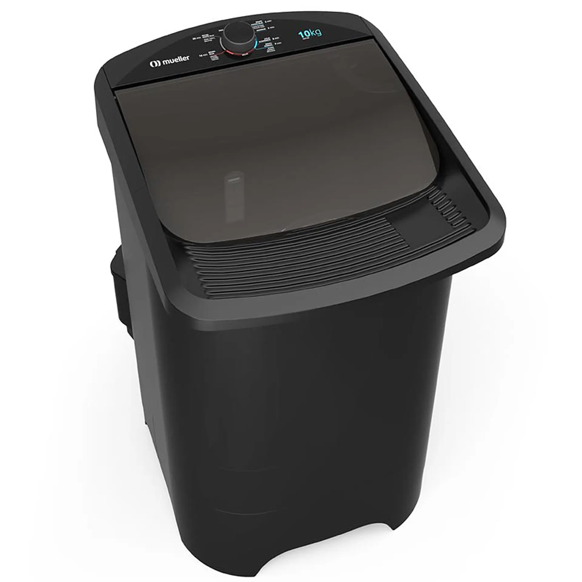 Tanquinho Mueller 10kg Lavagem por Turbilhonamento MLT10C - Preto - 110 Volts