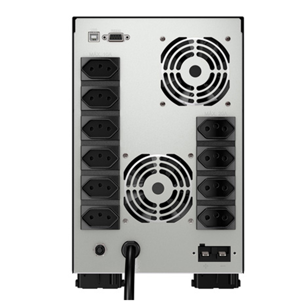 No-Break SMS Power Vision II NG 2.2 KVA Entrada Bivolt e Saída 115V 2 Baterias - 27745 - com Conexão para Bateria Externa