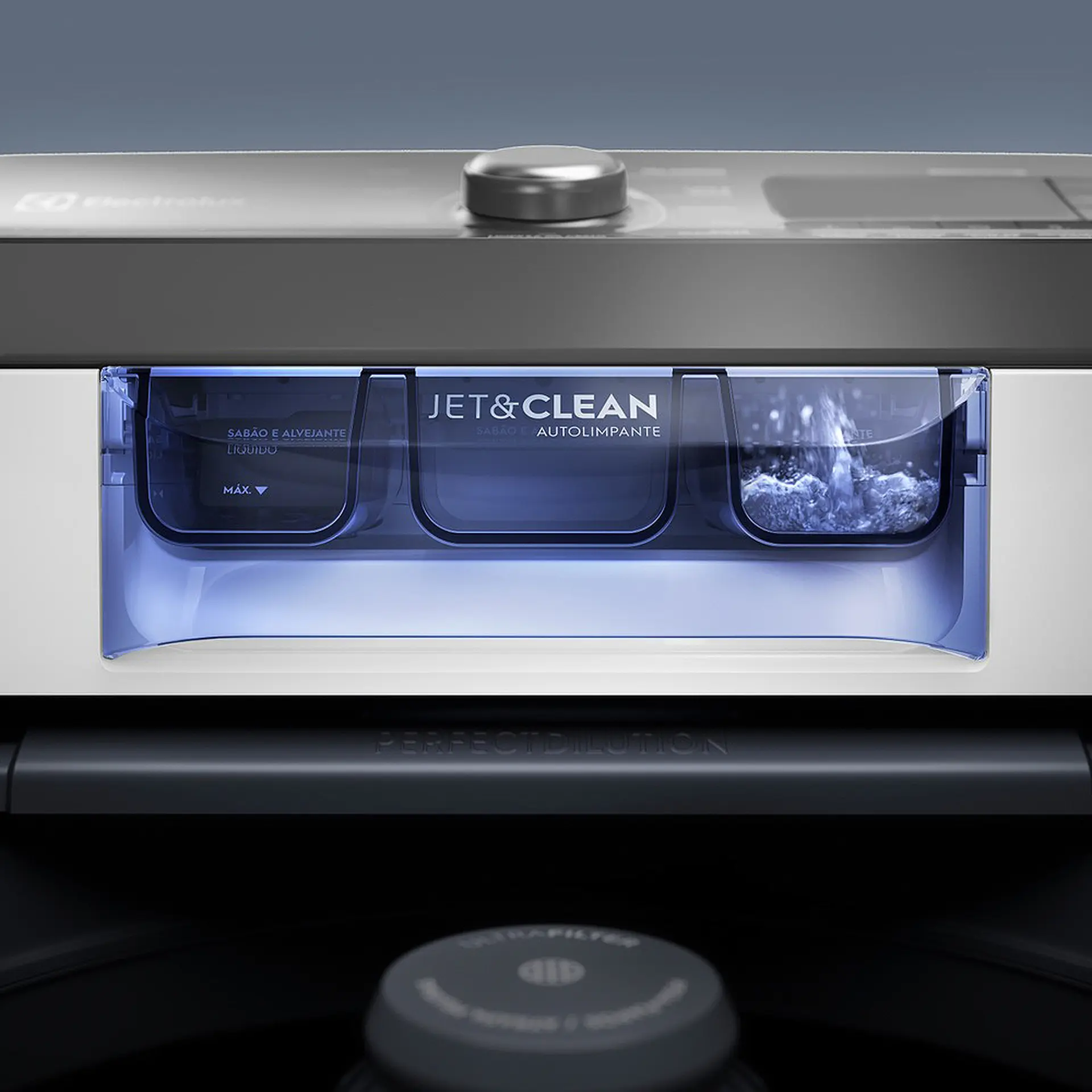 Máquina de Lavar Electrolux 14,5kg Efficient Jet&Clean LEE15 - Branco - 110 Volts