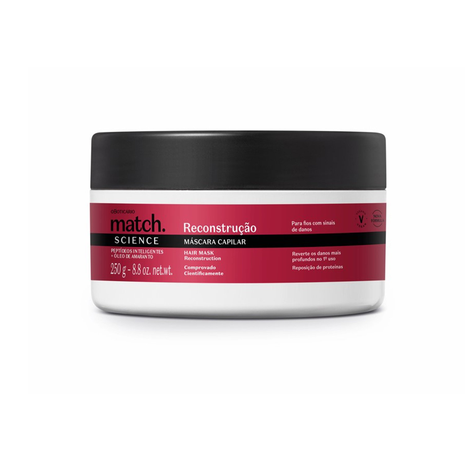 Máscara Capilar Match Science Reconstrução 250g
