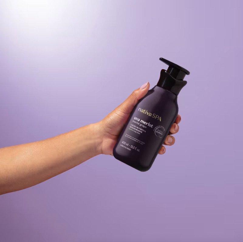 Loção Nutritiva Desodorante Nativa Spa Uva Merlot 400ml O Boticário