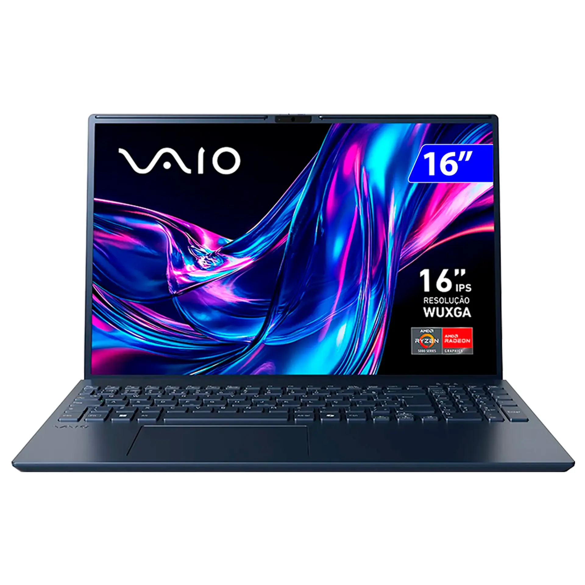 Notebook Vaio FE16 Ryzen 5-5625U Linux 16GB 512GB SSD 16" - Cinza - Bivolt