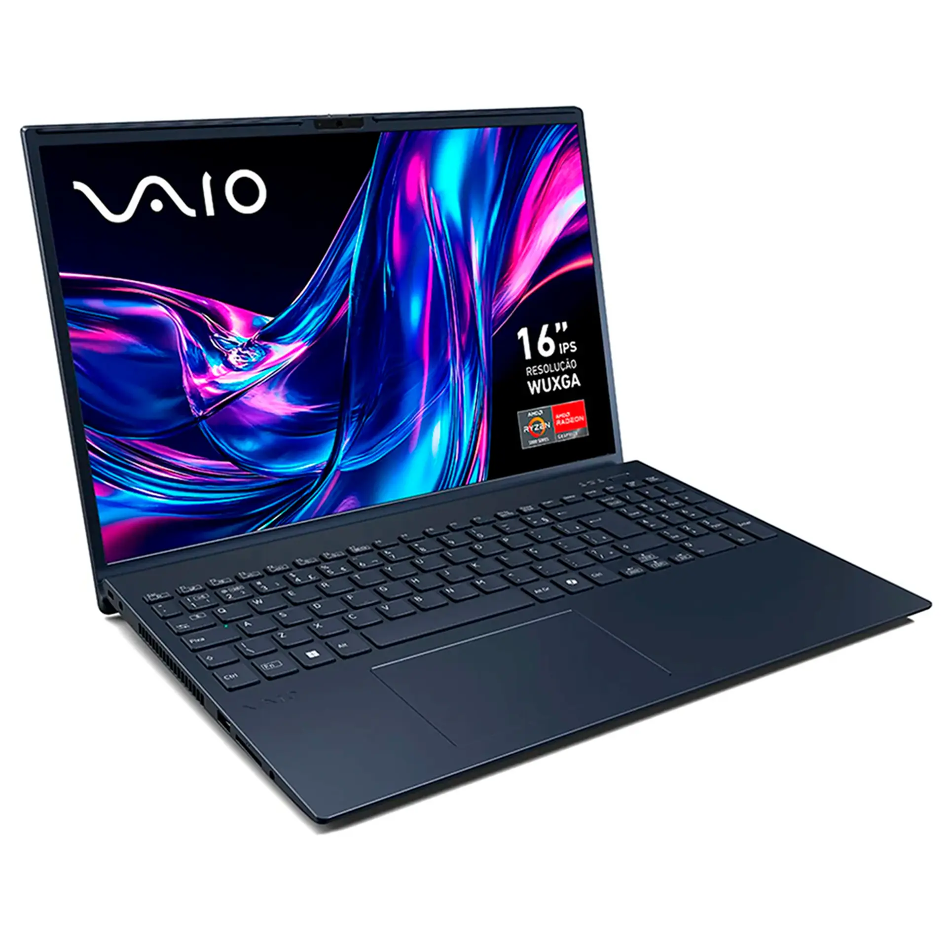 Notebook Vaio FE16 Ryzen 5-5625U Linux 16GB 512GB SSD 16" - Cinza - Bivolt