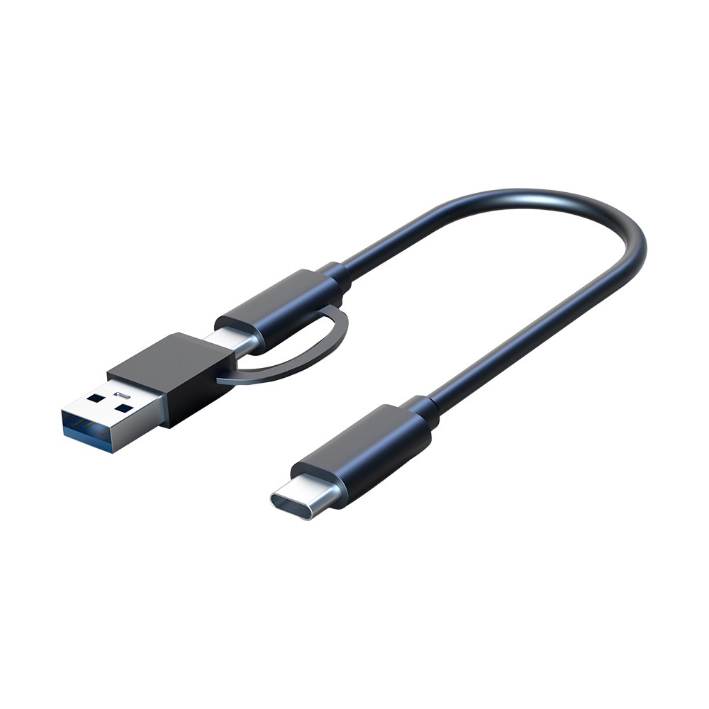 Gaveta Externa Case para SSD M.2 NVME e Sata OTG para Type-C 3.0 Prata F3 CHM500SI