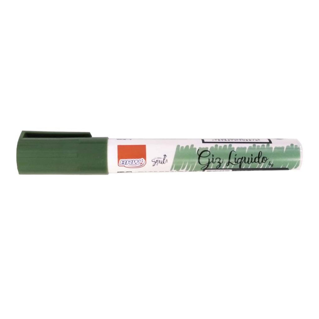 Giz Líquido 6mm Verde Vintage - Unitário - BRW - GZ0604