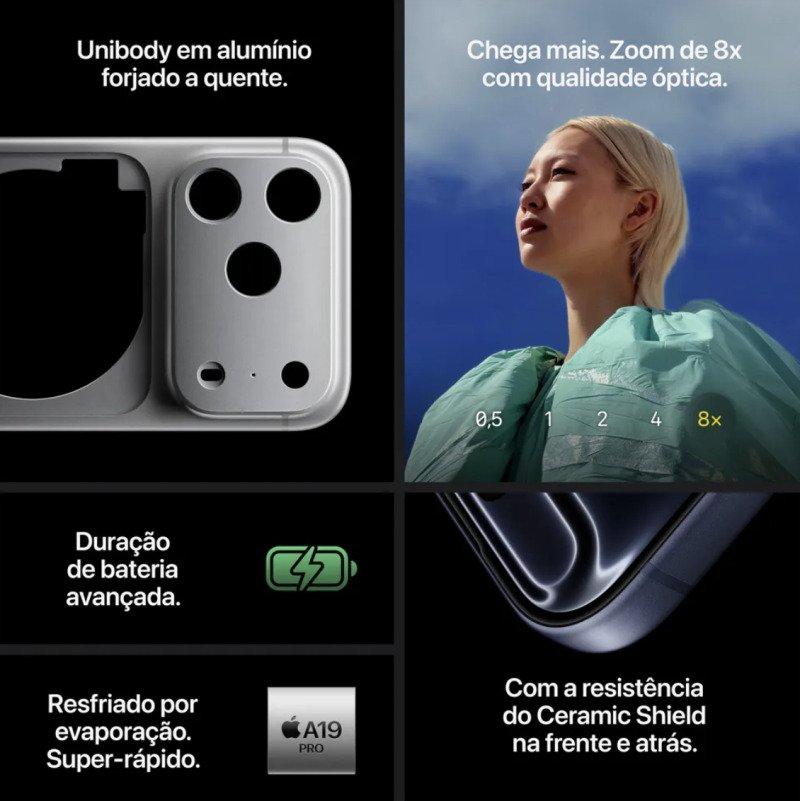 Apple iPhone 17 Pro 1 TB Laranja Cósmico 5G