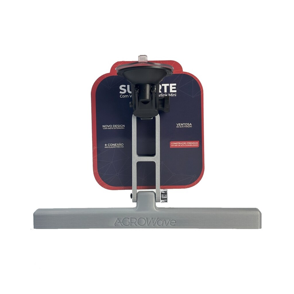 Suporte para Starlink Mini com Ventosa Cinza Yakao SUPORTE17