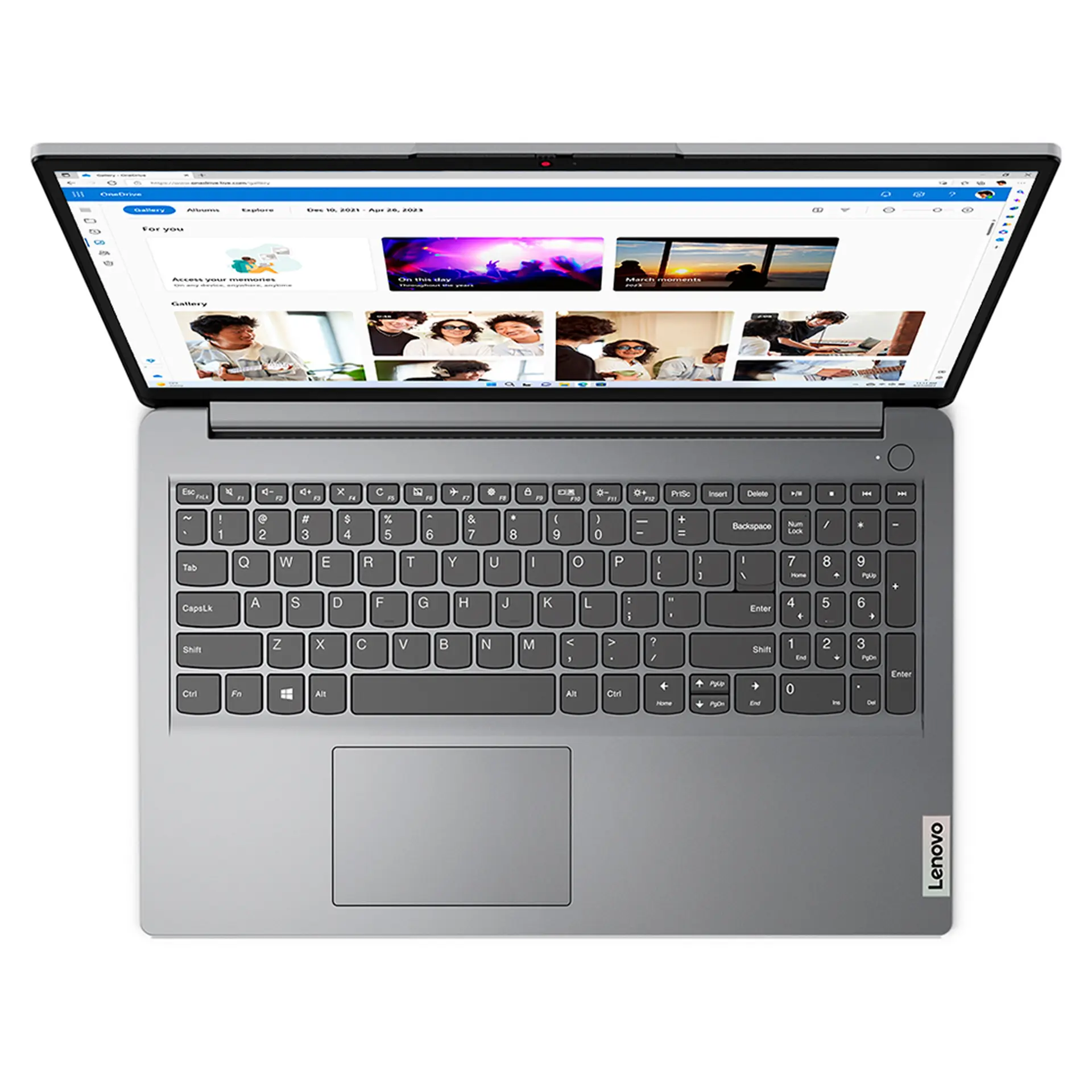 Notebook Lenovo IdeaPad 1i i3 W11 8GB 256GB SSD 15.6" 83QJ0001BO - Cinza - Bivolt