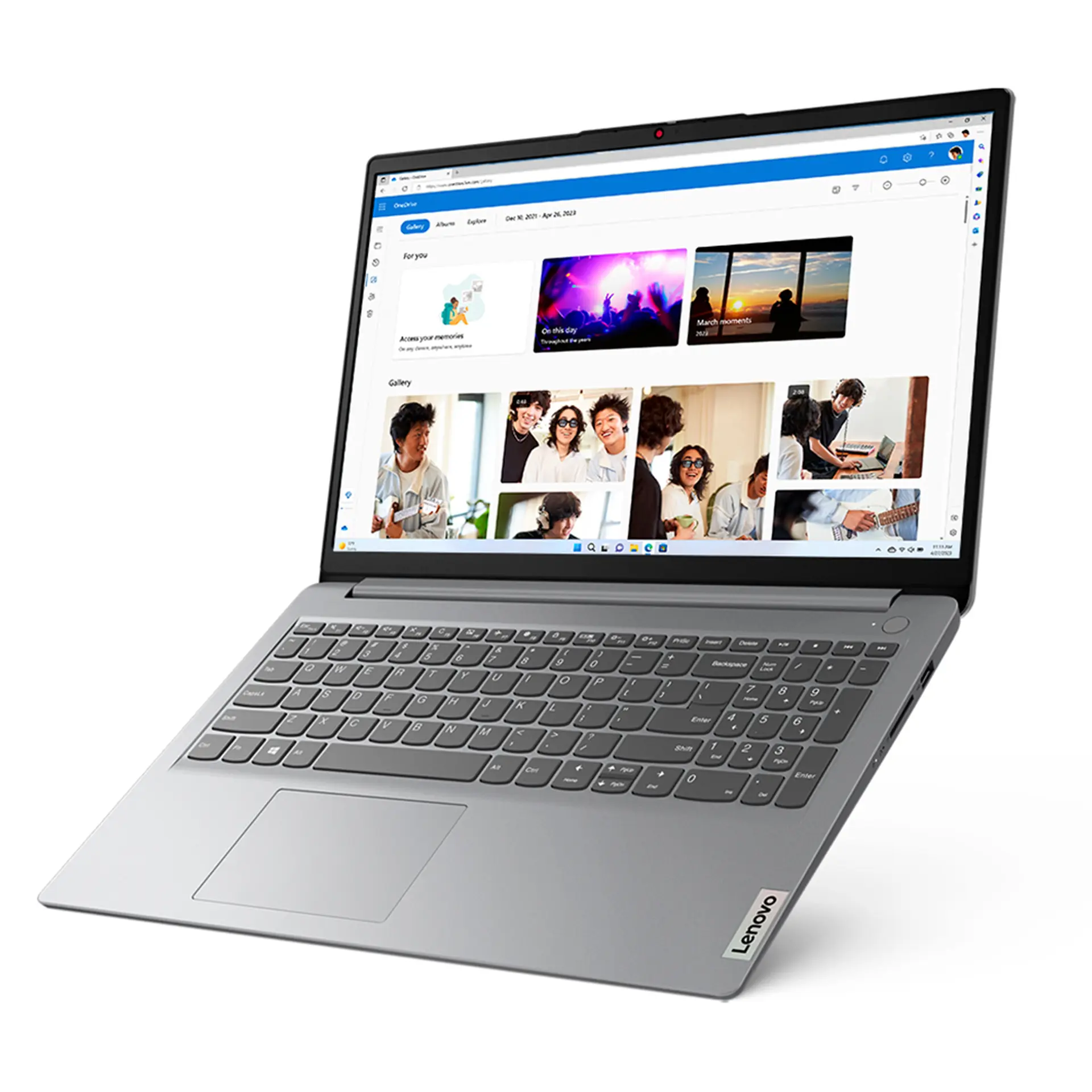 Notebook Lenovo IdeaPad 1i i3 W11 8GB 256GB SSD 15.6" 83QJ0001BO - Cinza - Bivolt