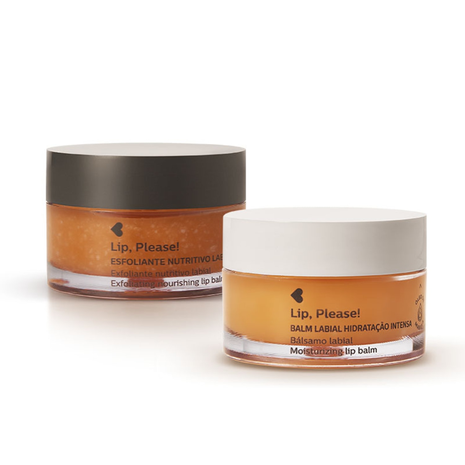 Combo Lip, Please! Quem Disse, Berenice?: Balm labial Lip, Please! 8g + Esfoliante Nutritivo Labial 8g