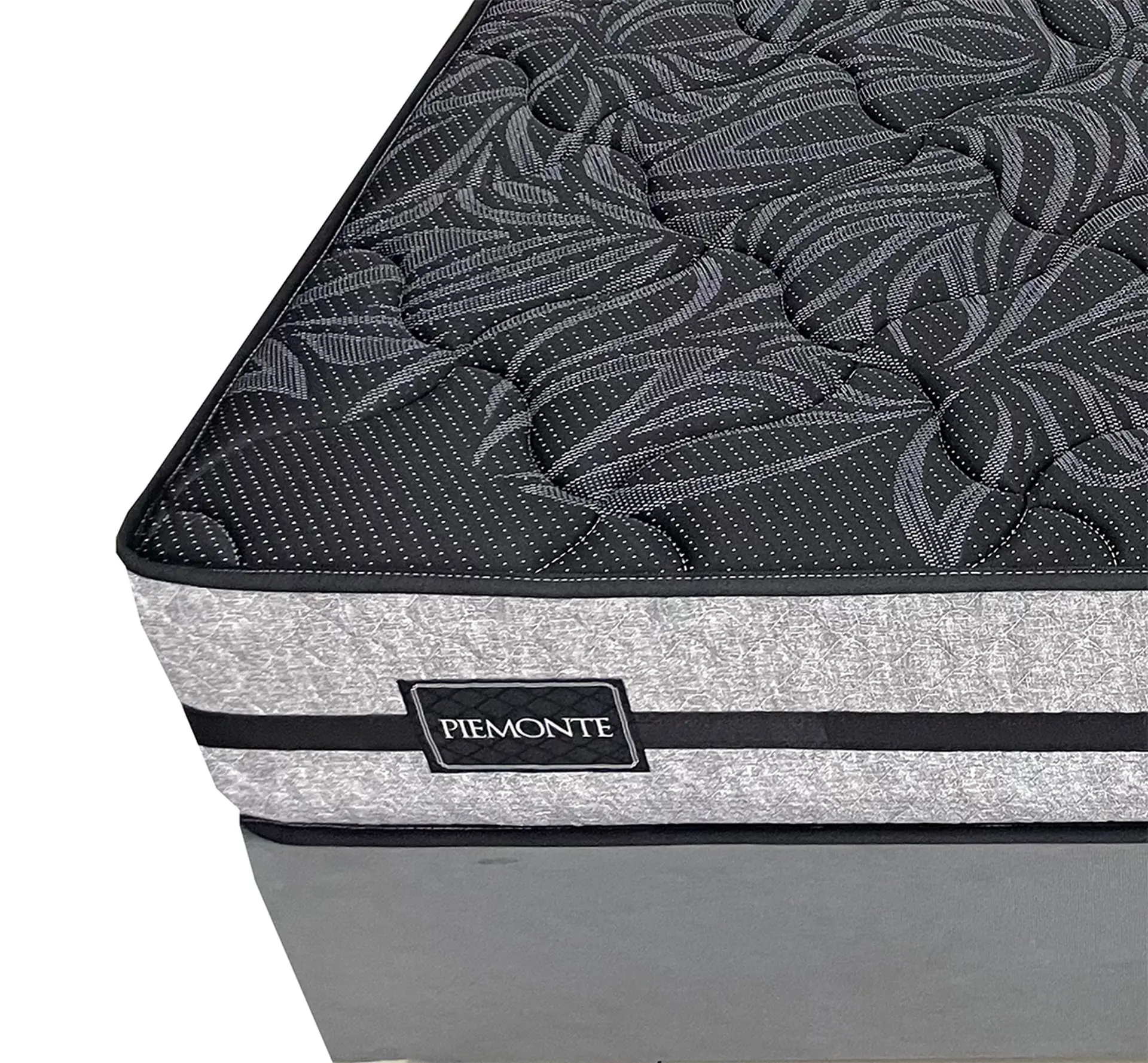 Colchão Cama Box Gazin Molas BlueWave Queen Size Piemonte 158x198 - Cinza