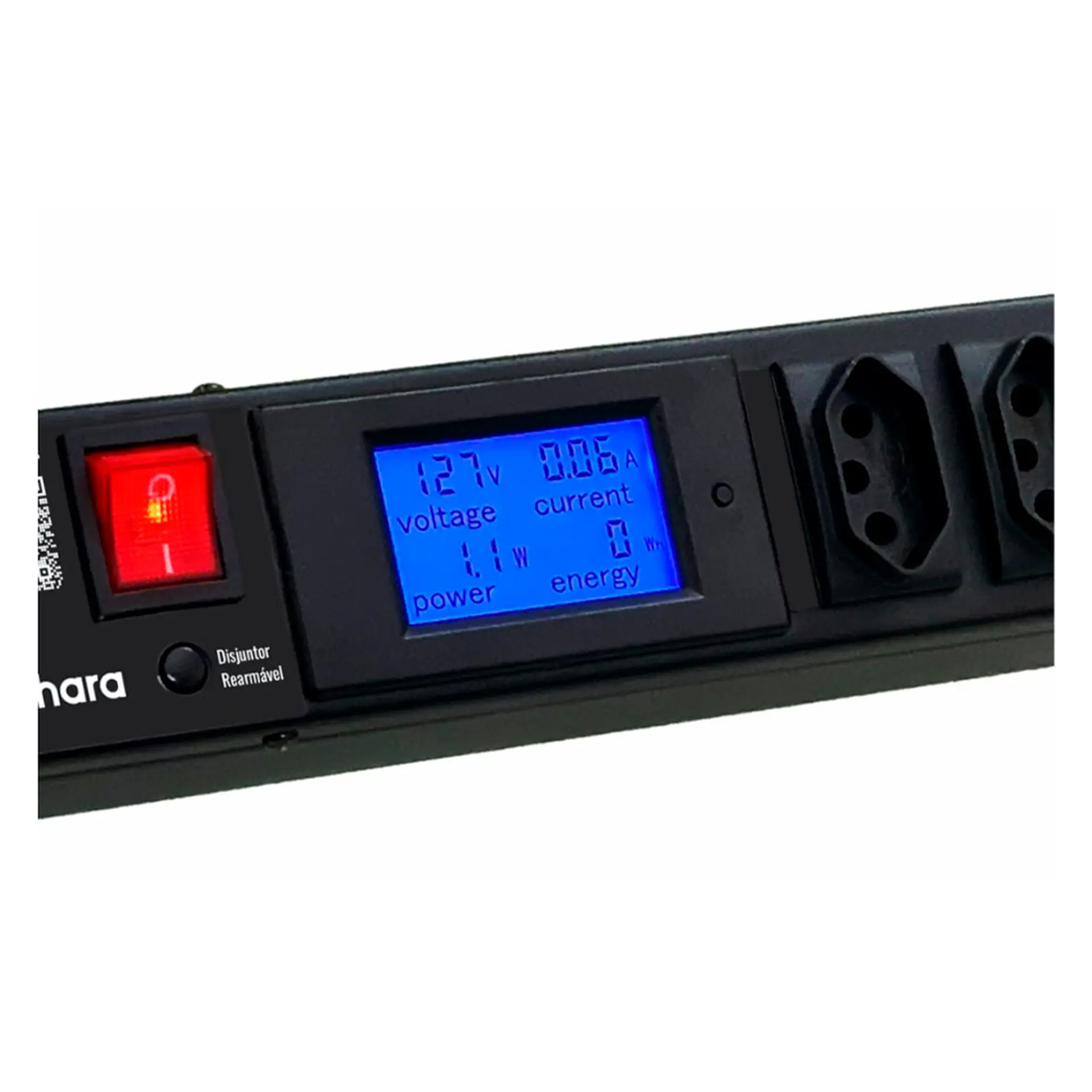 Filtro de Linha + Protetor Smart TS Shara 8 Tomadas 20A - Preto - Bivolt