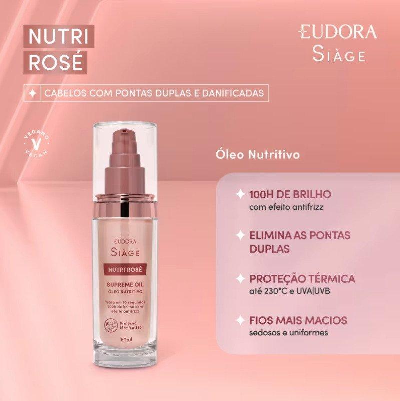 Supreme Oil Siàge Nutri Rosé 60ml Eudora