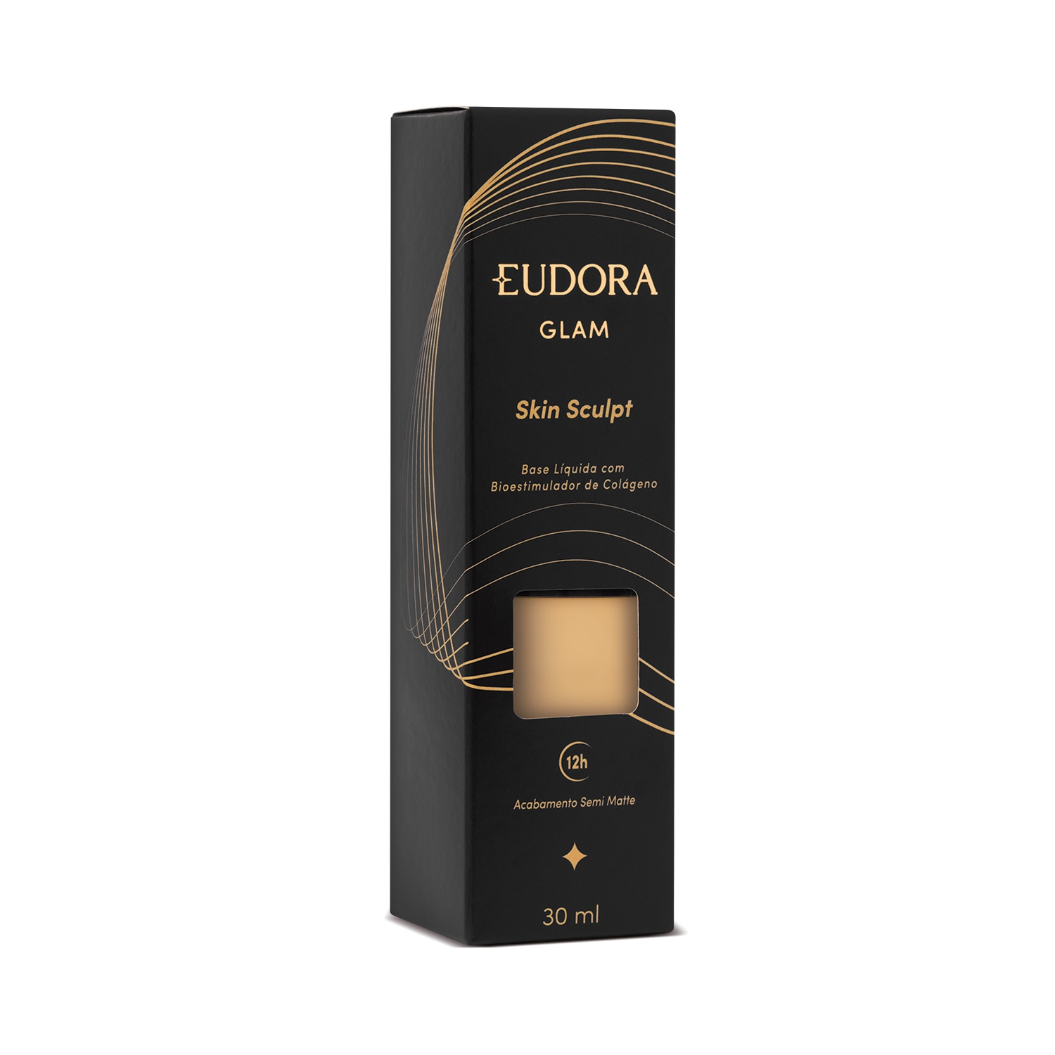 Base Líquida Semi Matte Glam Skin Sculpt Cor 35 30ml